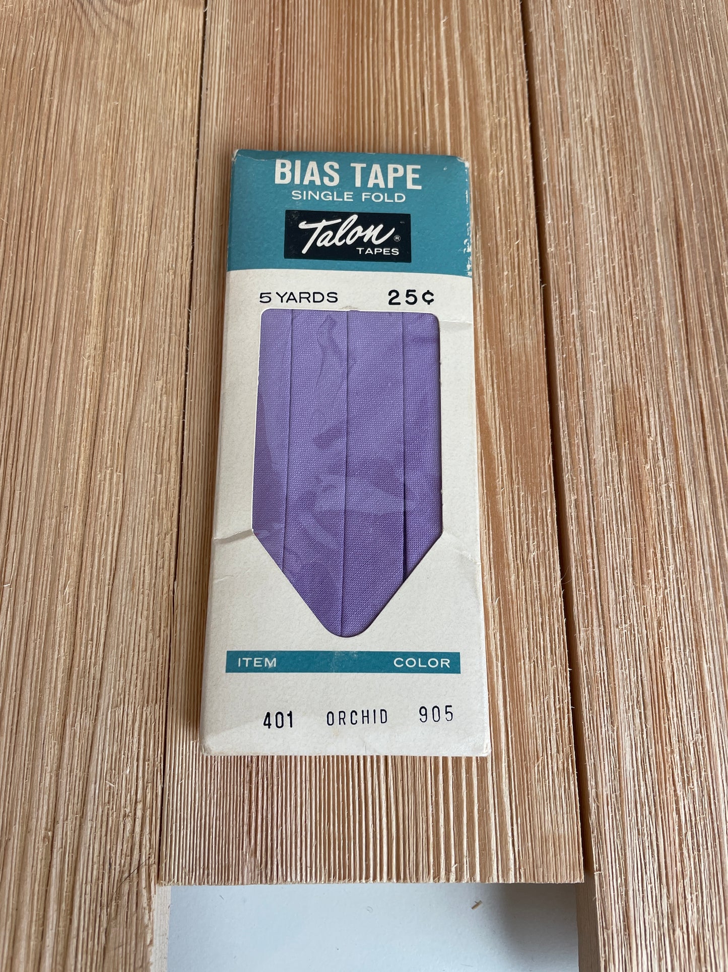 Vintage Single Fold Bias Tape Wright's Boiltex, J&P Coats, Talon, Warren (Pick Your Color)