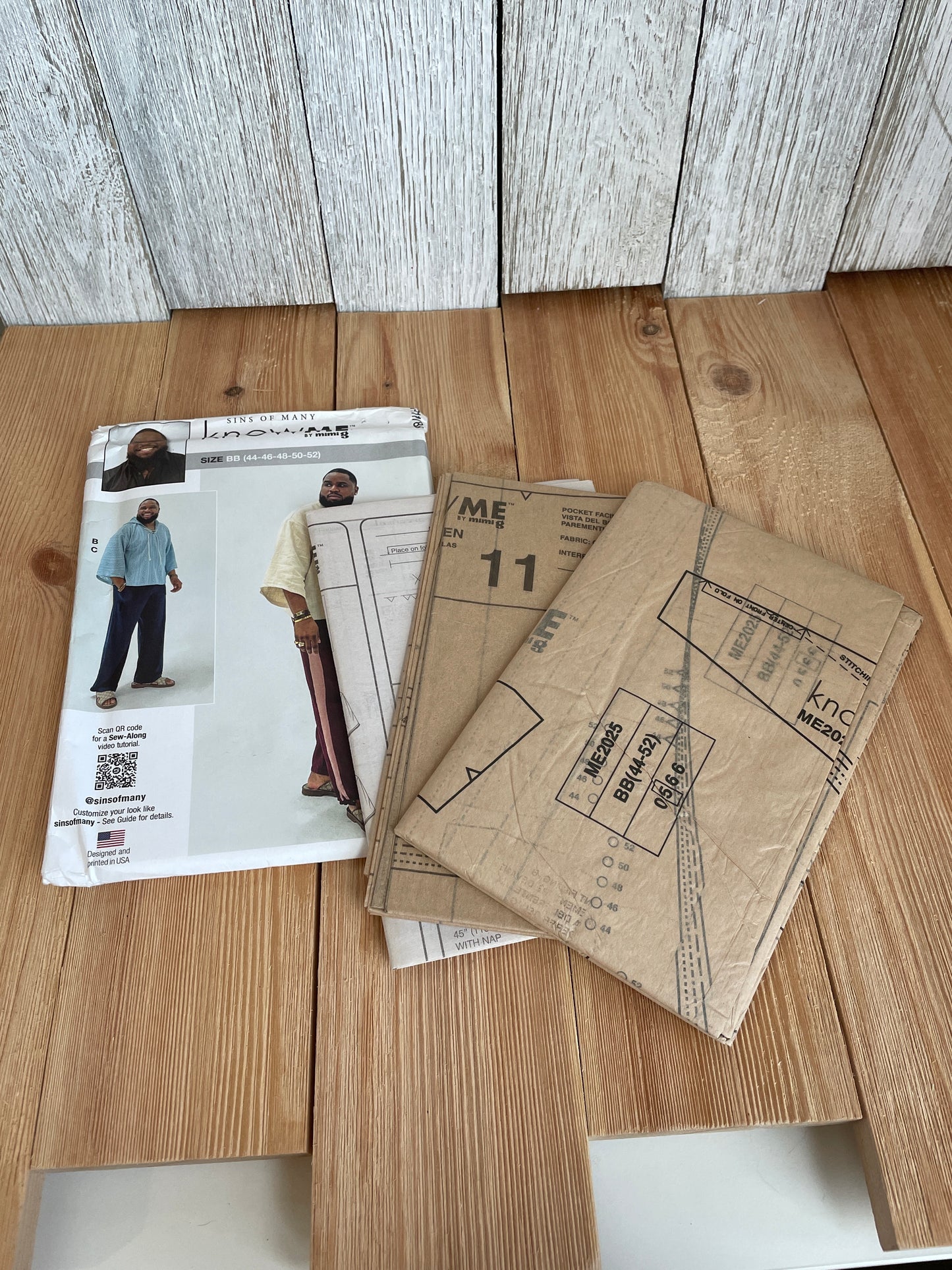 Know Me Mimi G R11788 Men's Top Hoodie and Pants Size 44-52 and 34-42 Pattern Uncut FF