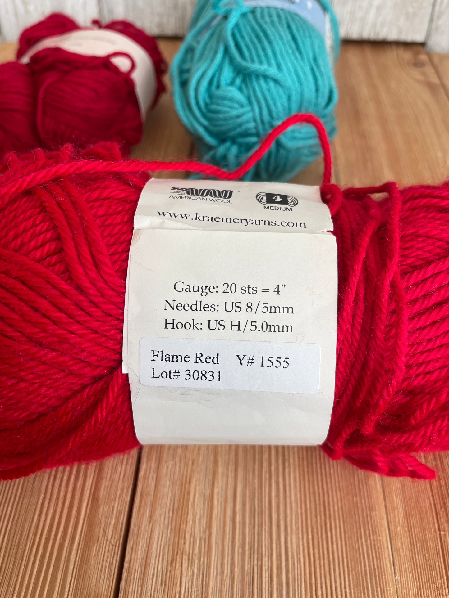 Partially Used Yarn with Labels Bundle 3 Skeins Wool Nylon and Cashmere