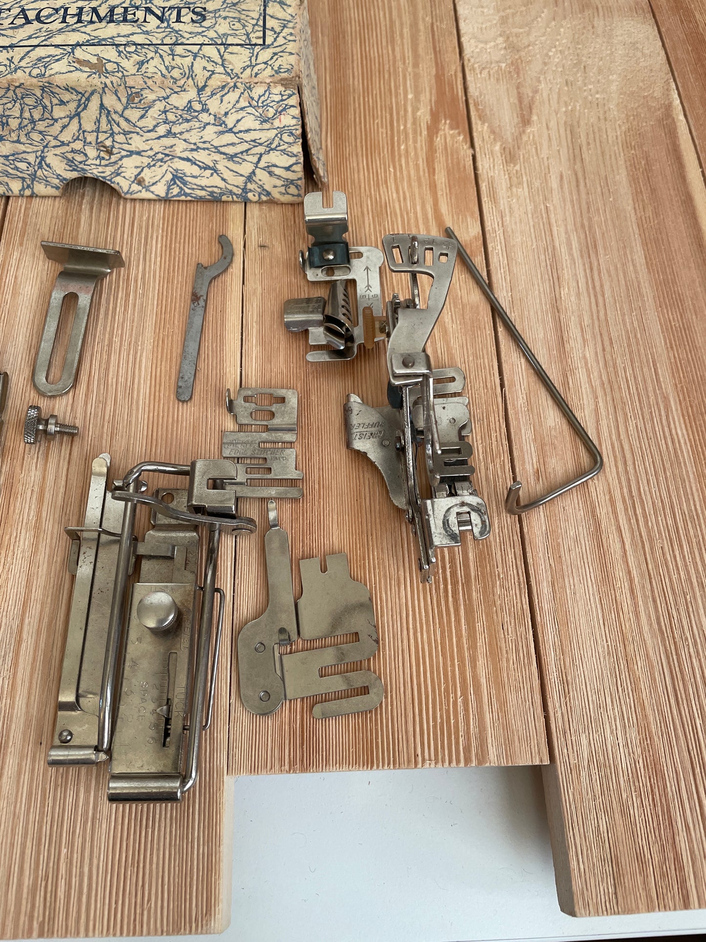 Huge Lot Vintage Greist Attachments Rotary Attachments 19 Piece