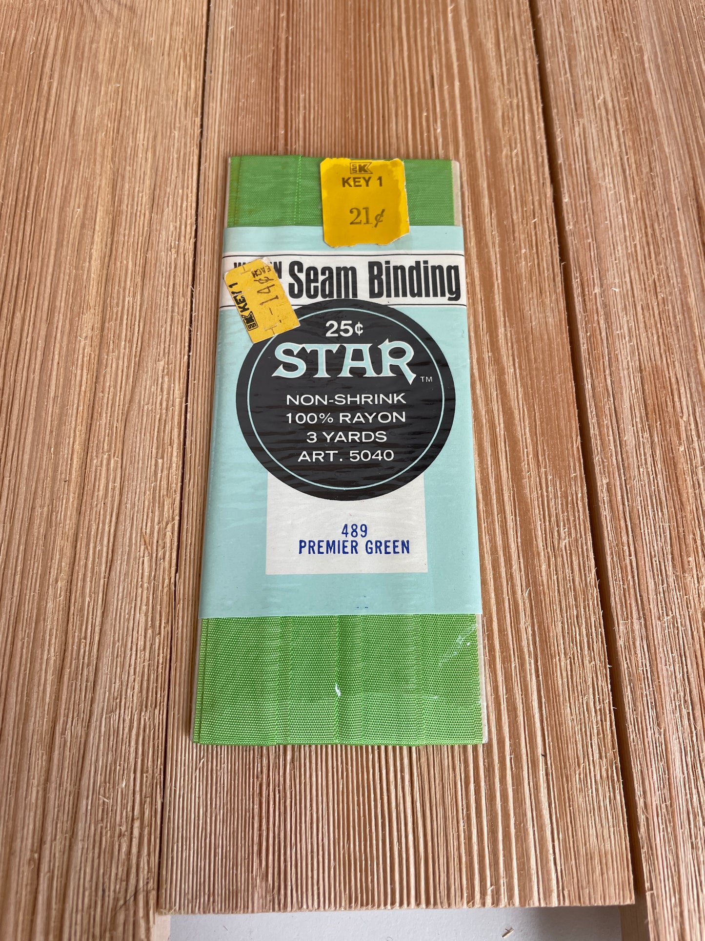 Seam Binding 1/2" Wide 3 yards J&P Coats Wrights Boiltex Talon (Pick Your Color)