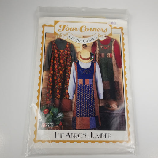 Four Corners Apron Jumper 5877 Sewing Pattern UNCUT