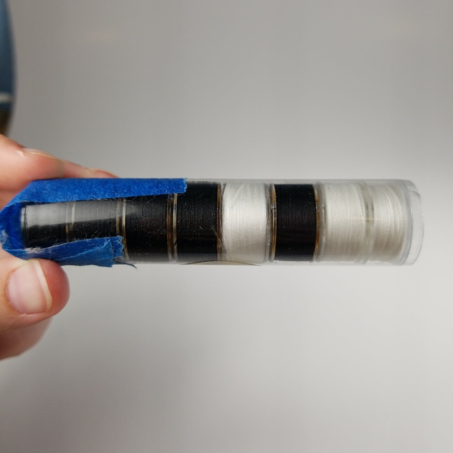 Fil-tec clear guide black and white bobbin tube
