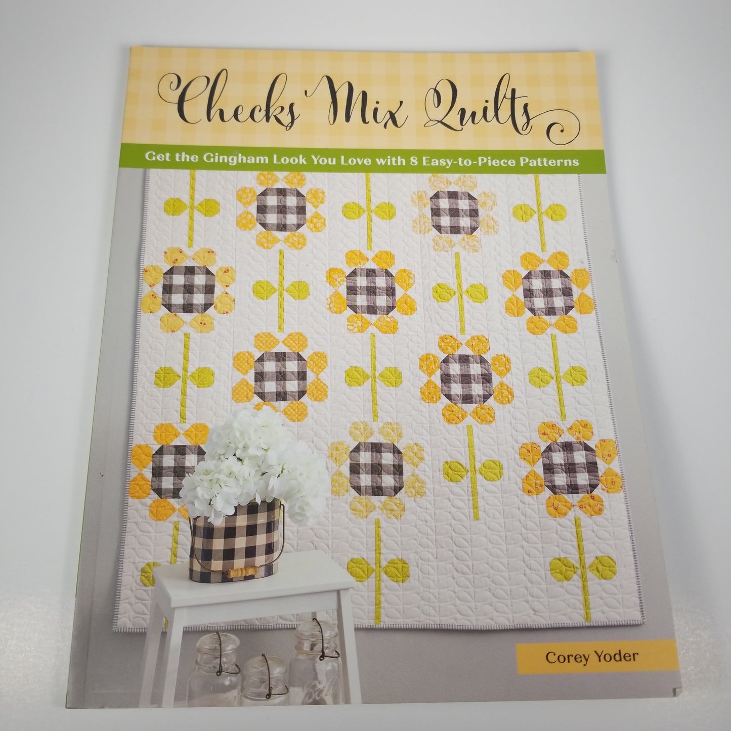 Checks Mix Quilt by Corey Yoder Paper Piecing Book