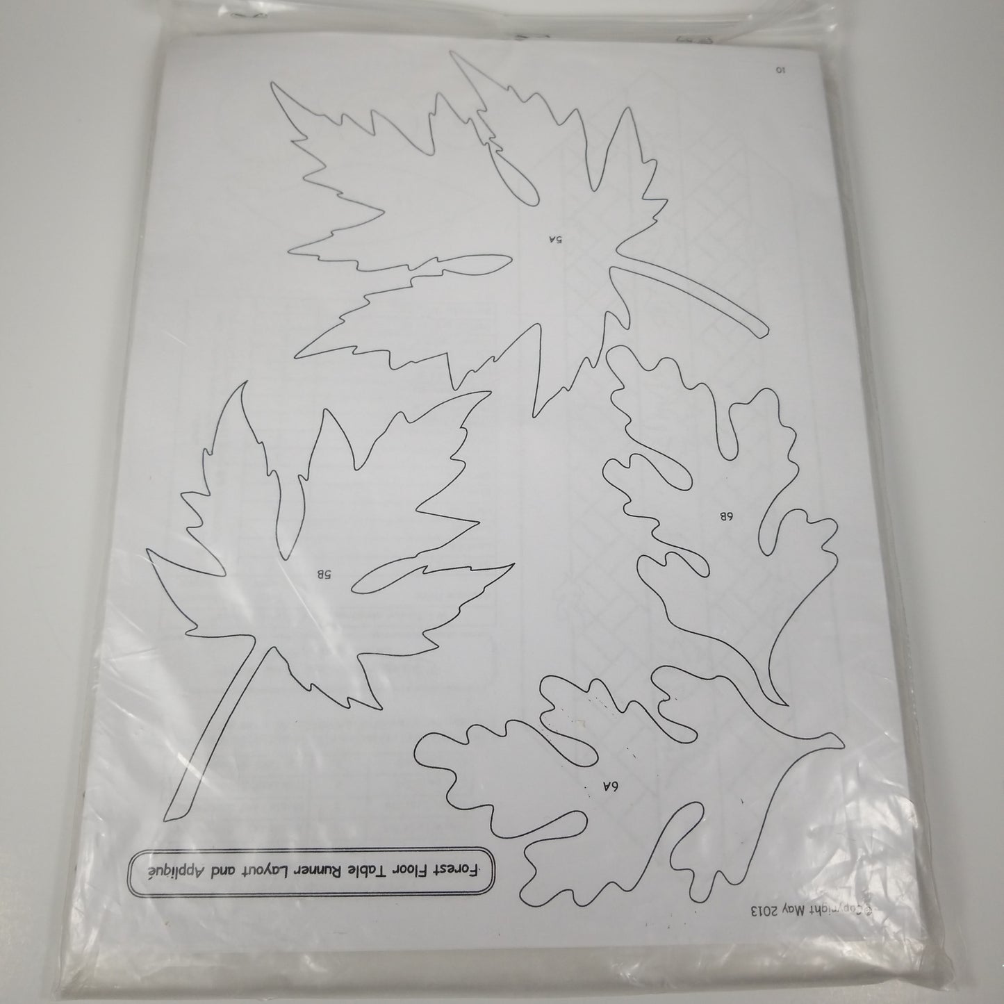 Landscapes Chevron Table Runners foundation paper piecing pattern