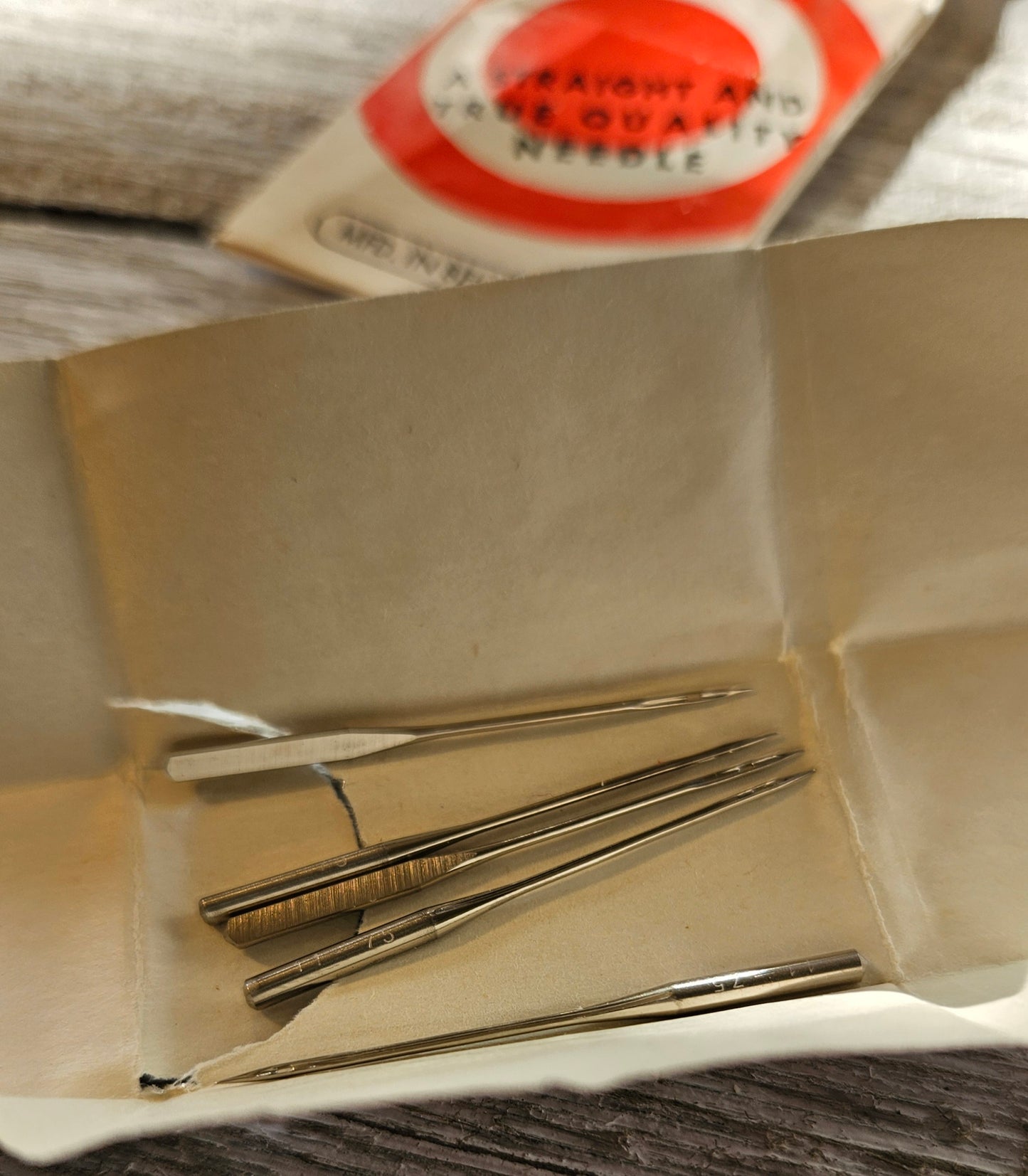 True Pierce Point Sewing Machine Needles Size 11 made in Belgium