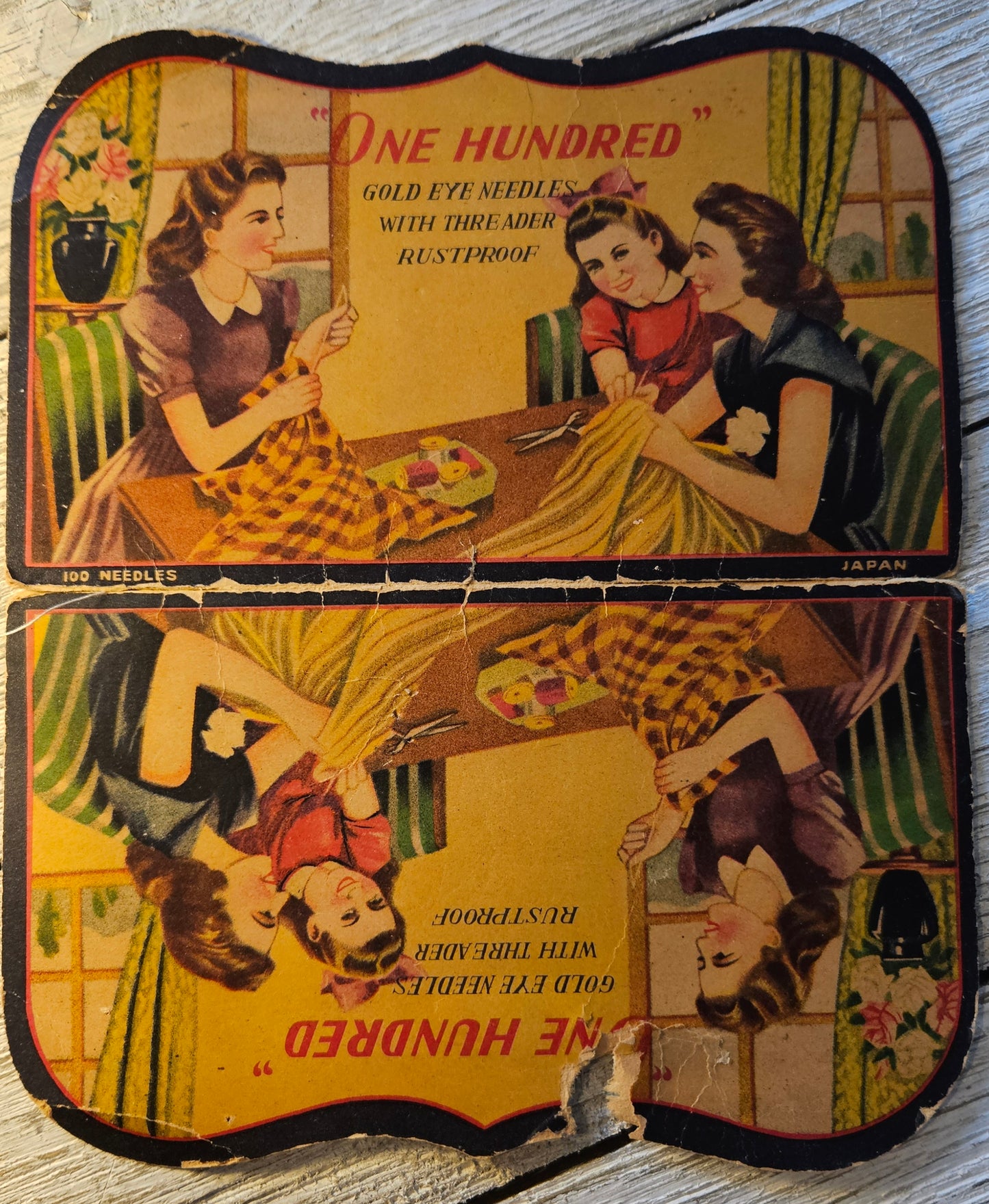 Vintage Advertising Needle Books Japan - Sewing Susan Circle Happy Home Travel Cornet Stores - (U pick)