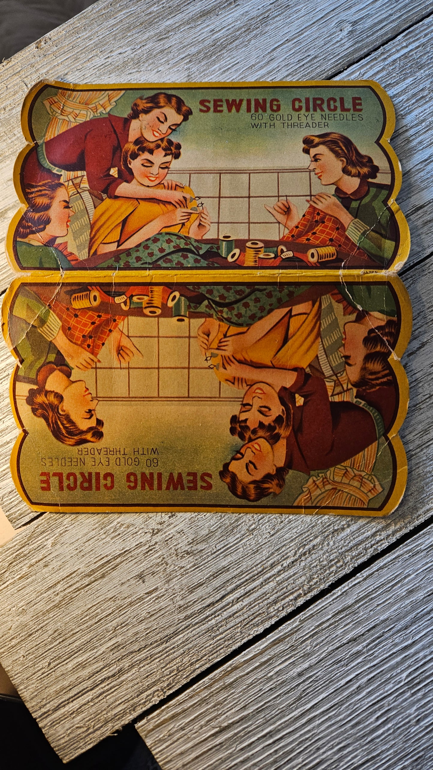 Vintage Advertising Needle Books Japan - Sewing Susan Circle Happy Home Travel Cornet Stores - (U pick)