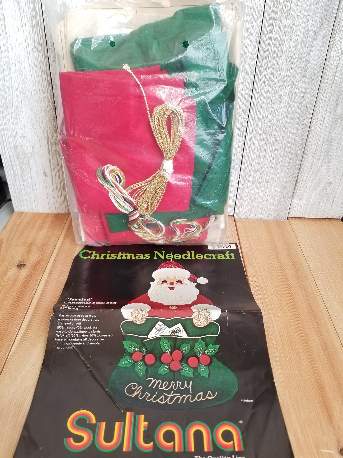 Vintage Christams Crewel Embroidery Kits Pick your Kit Open and Incomplete