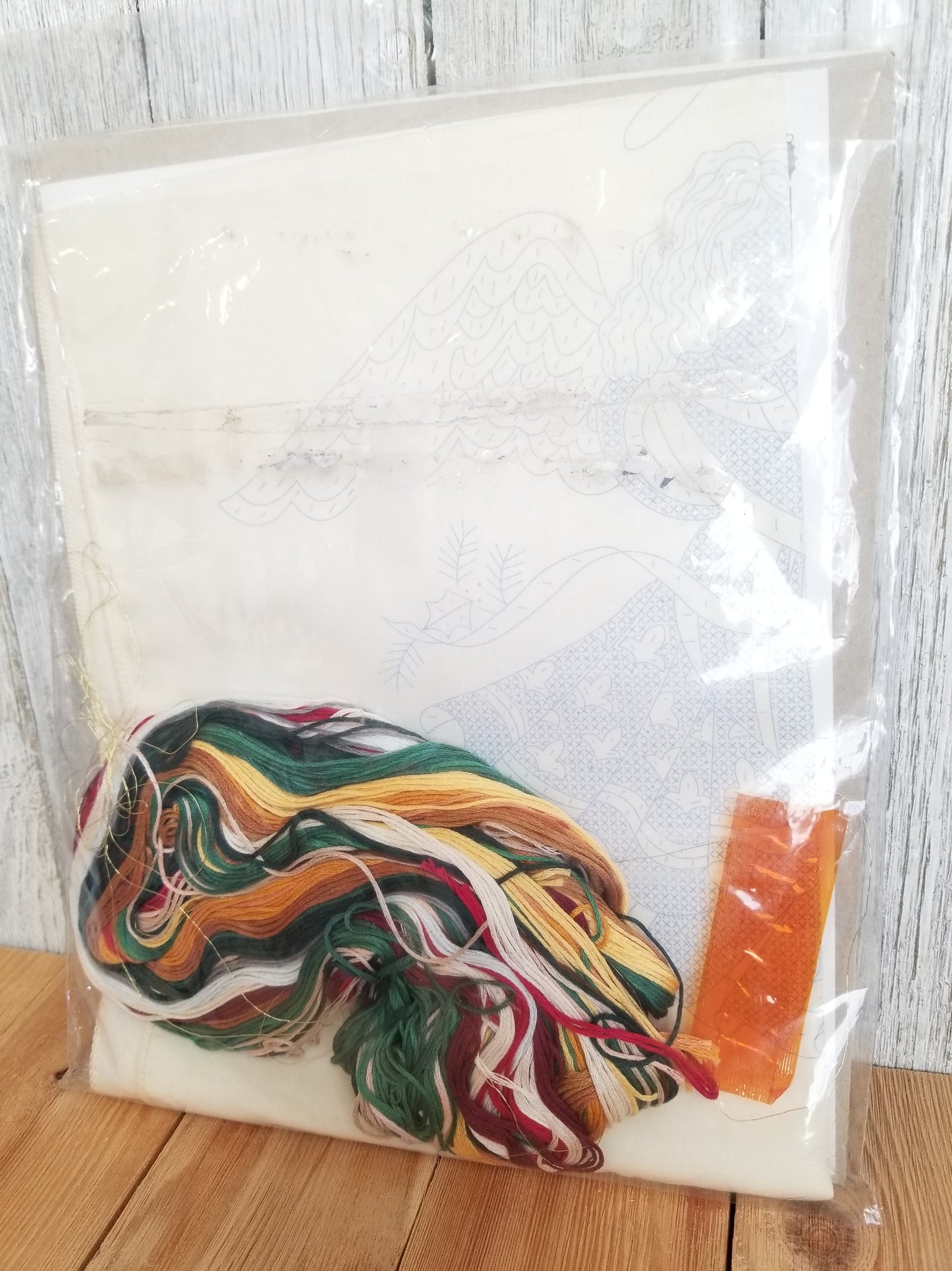 Bucilla Angels Of Christmas Table Runner Stamped Cross Stitch Kit 83319