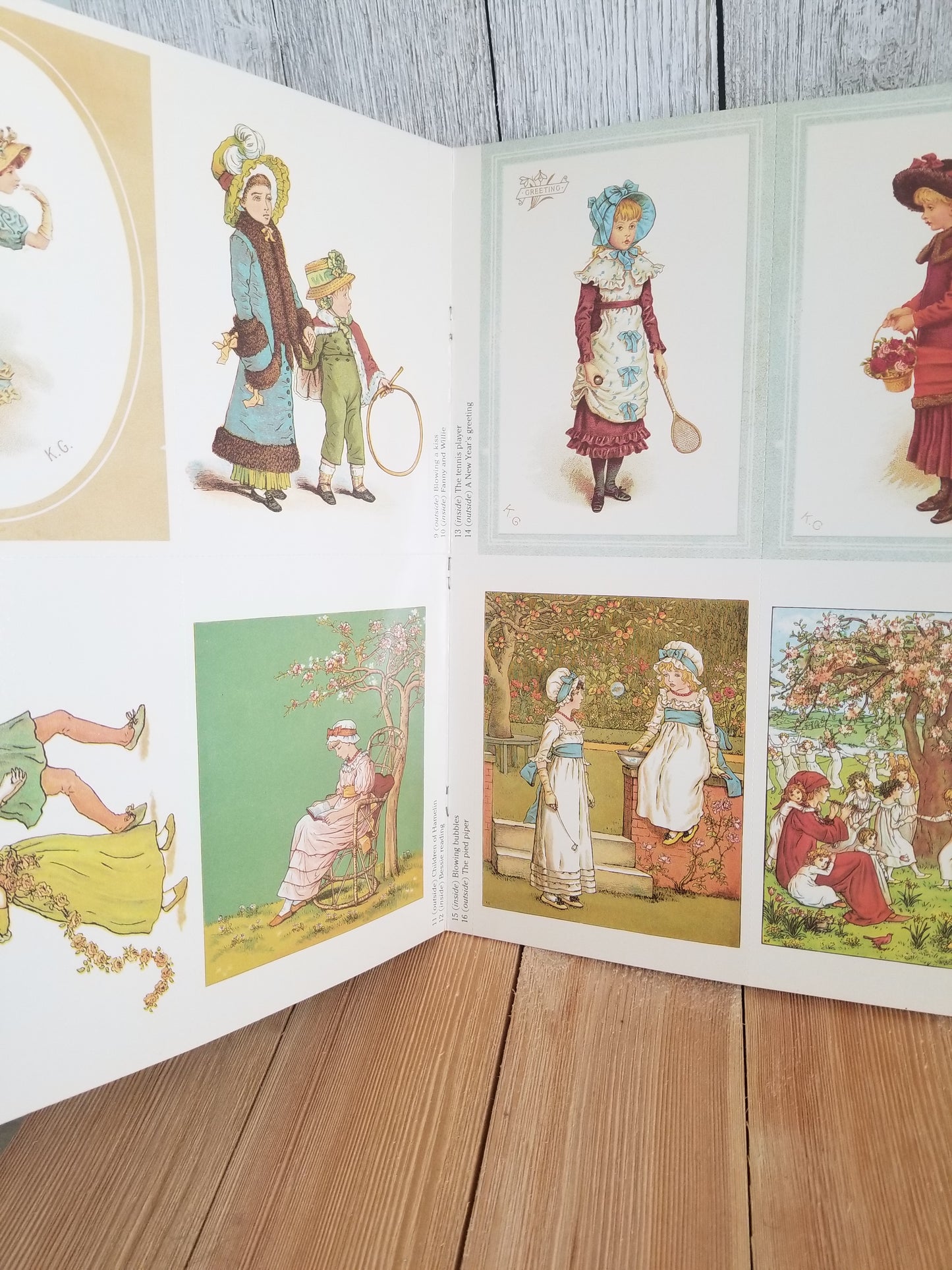 Complete Kate Greenaway Postcards 24 Full Color Ready to Mail Postcards
