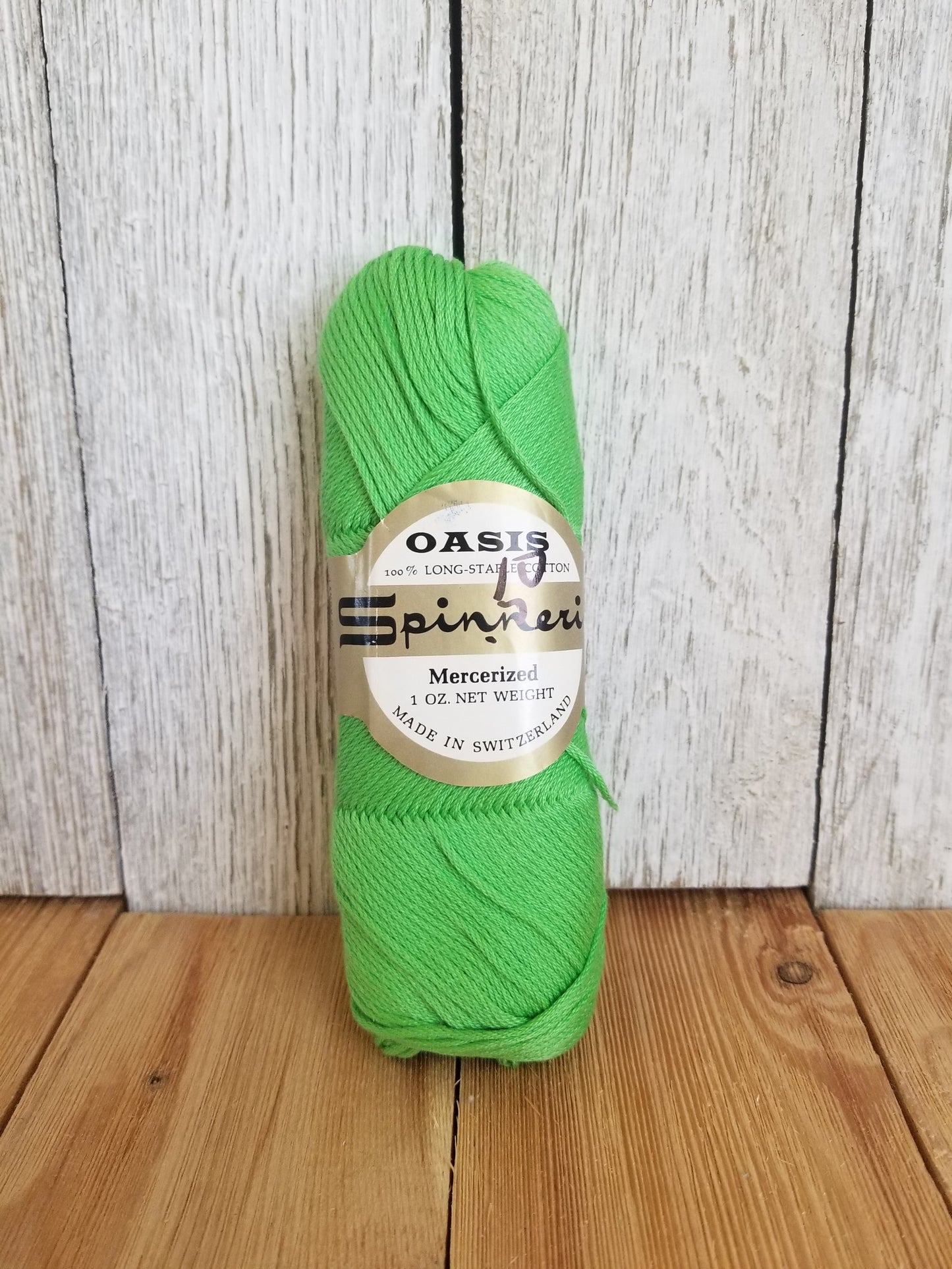 Oasis Spinnerin Mercerized Cotton Yarn Lime Green 1597