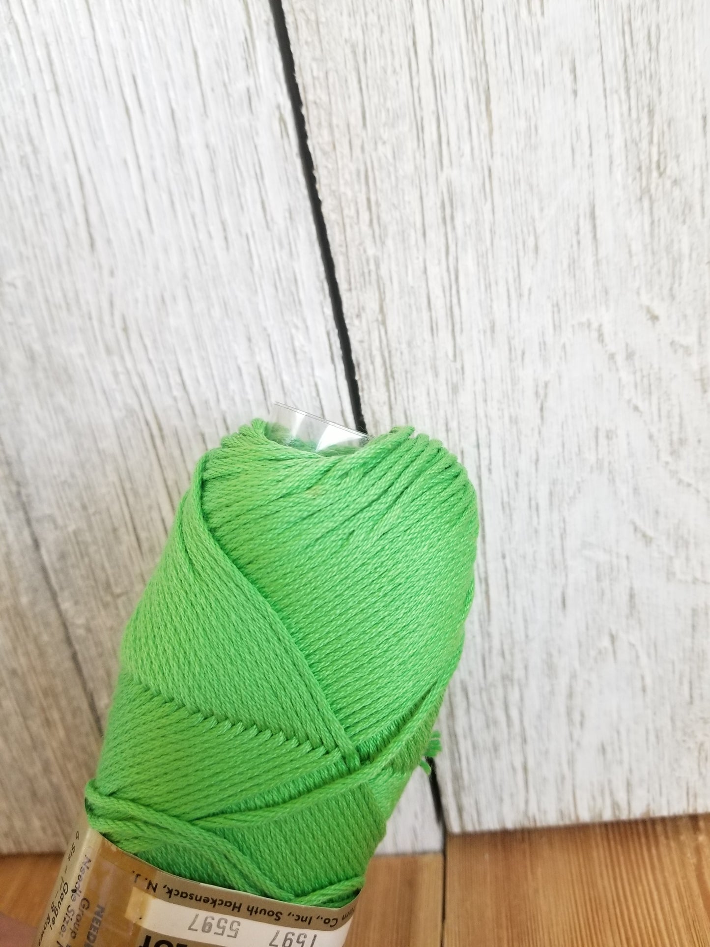 Oasis Spinnerin Mercerized Cotton Yarn Lime Green 1597