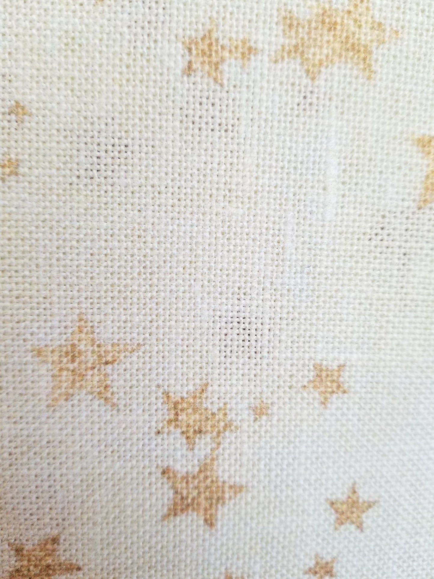 Fabric Flair 32 count 18" x 26" Buttermilk Watercolor Dreams printed cross stitch linen