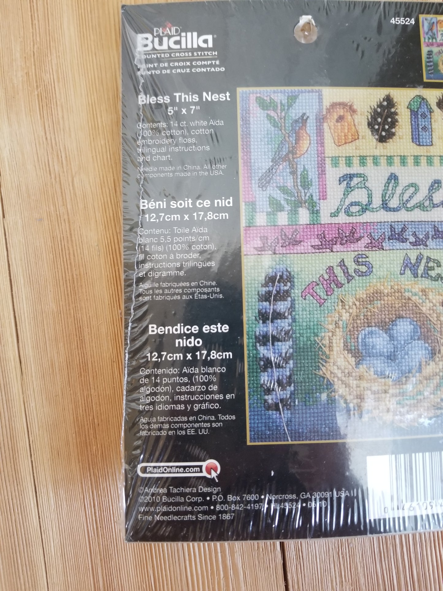 Bucilla Bless This Nest 45524 Cross Stitch Kit New Unopened