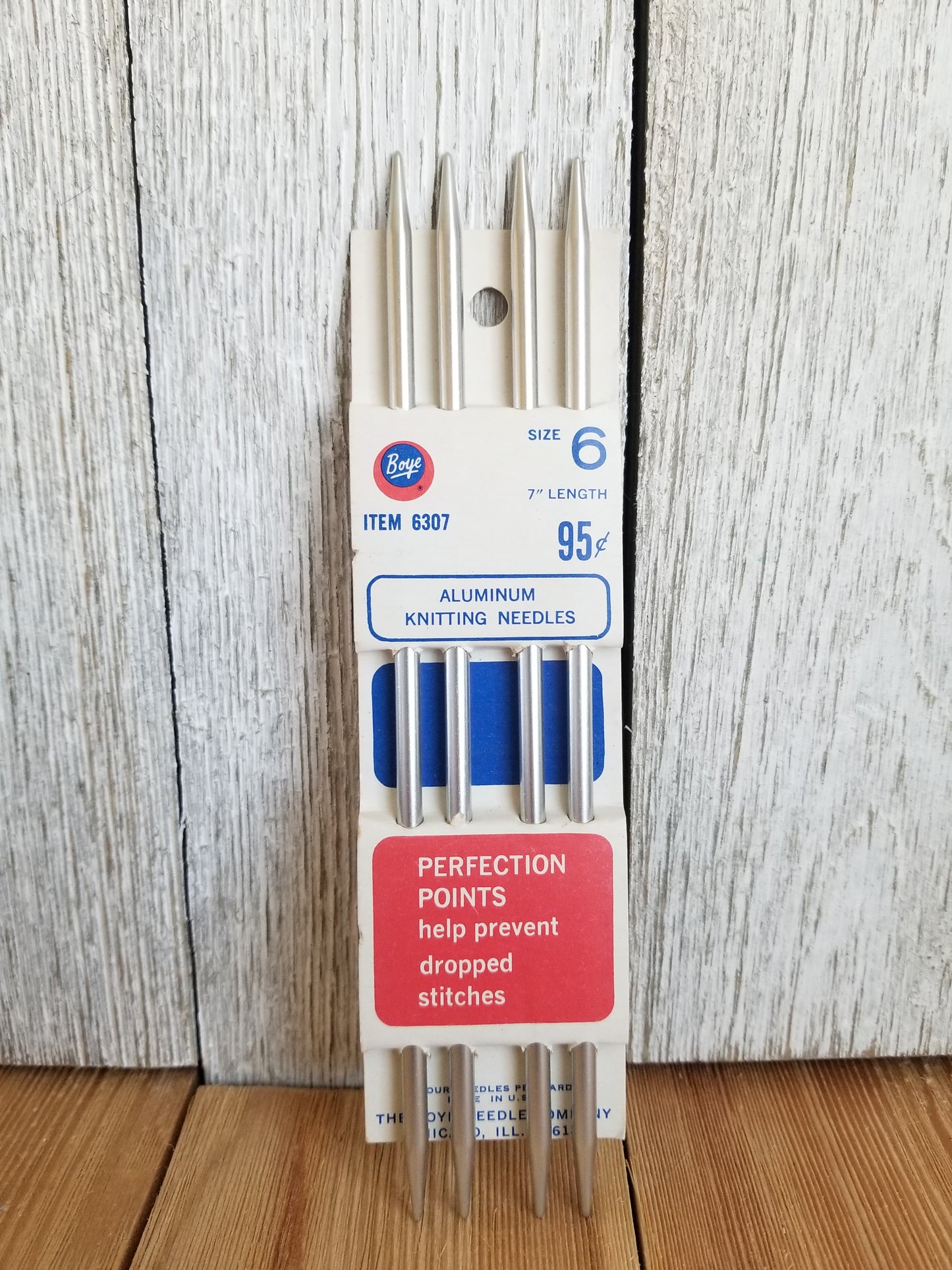 Vintage 7" Double Pointed Knitting Needles DPN in Original Packaging Susan Bates, Lion Brand, Boye (Pick Your Needles)