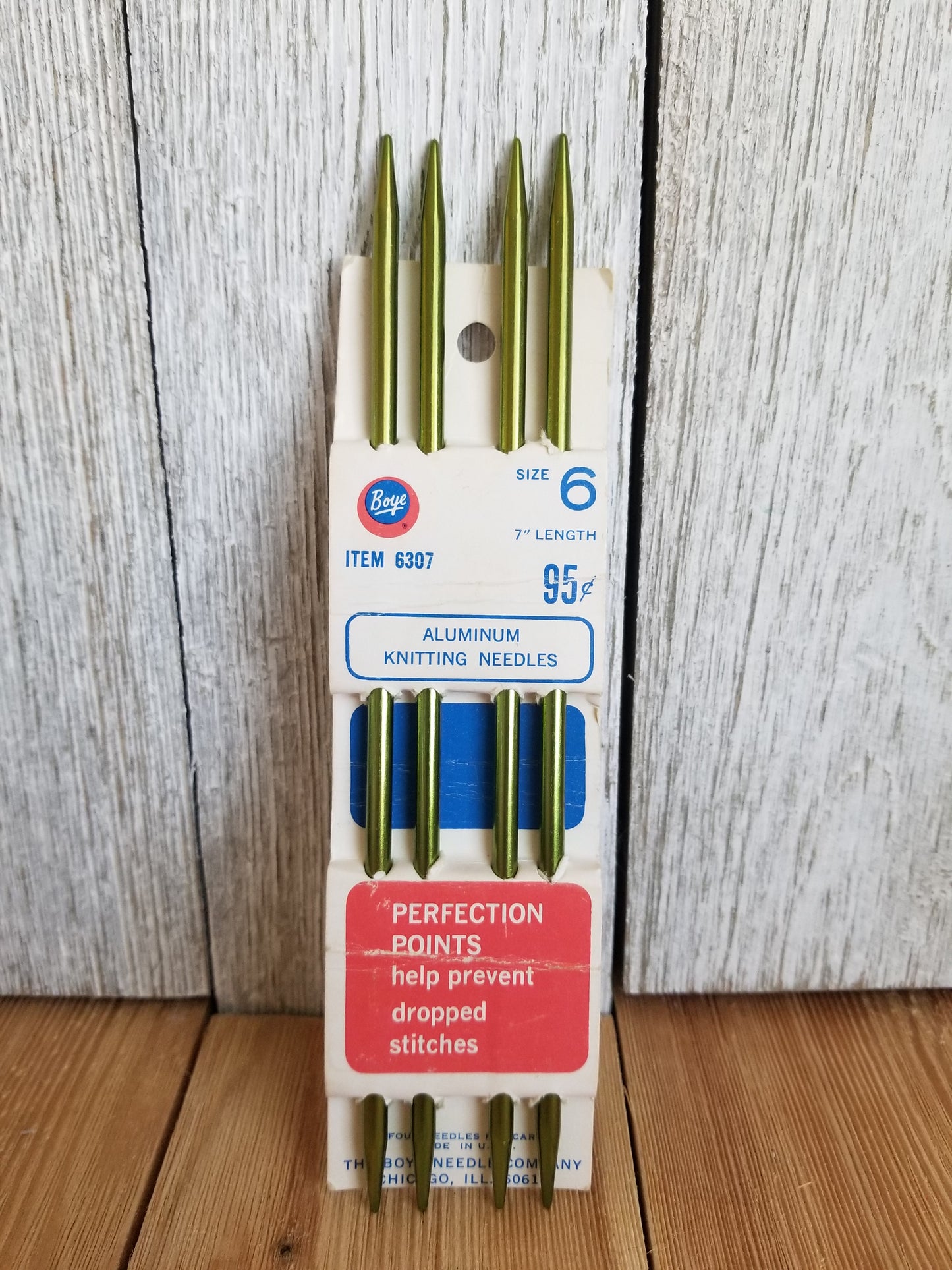 Vintage 7" Double Pointed Knitting Needles DPN in Original Packaging Susan Bates, Lion Brand, Boye (Pick Your Needles)