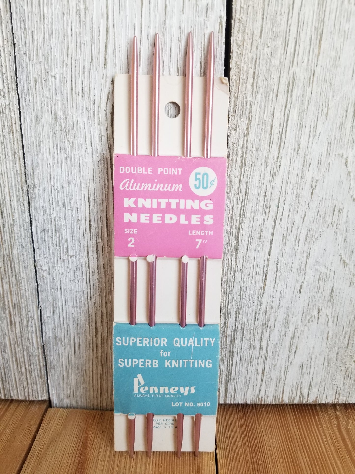 Vintage 7" Double Pointed Knitting Needles DPN in Original Packaging Susan Bates, Lion Brand, Boye (Pick Your Needles)