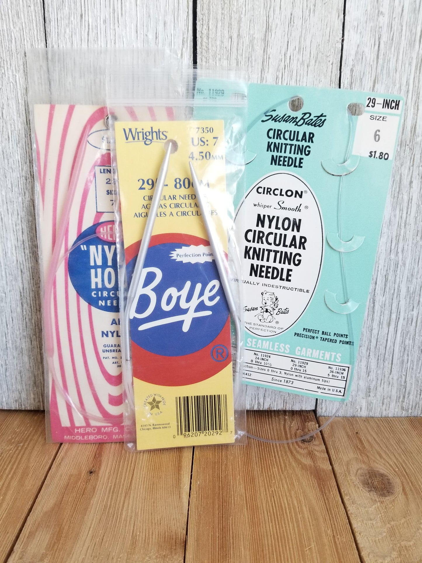 Vintage Circular Knitting Needles in Original Packaging Susan Bates, Lion Brand, Boye (Pick Your Needles)