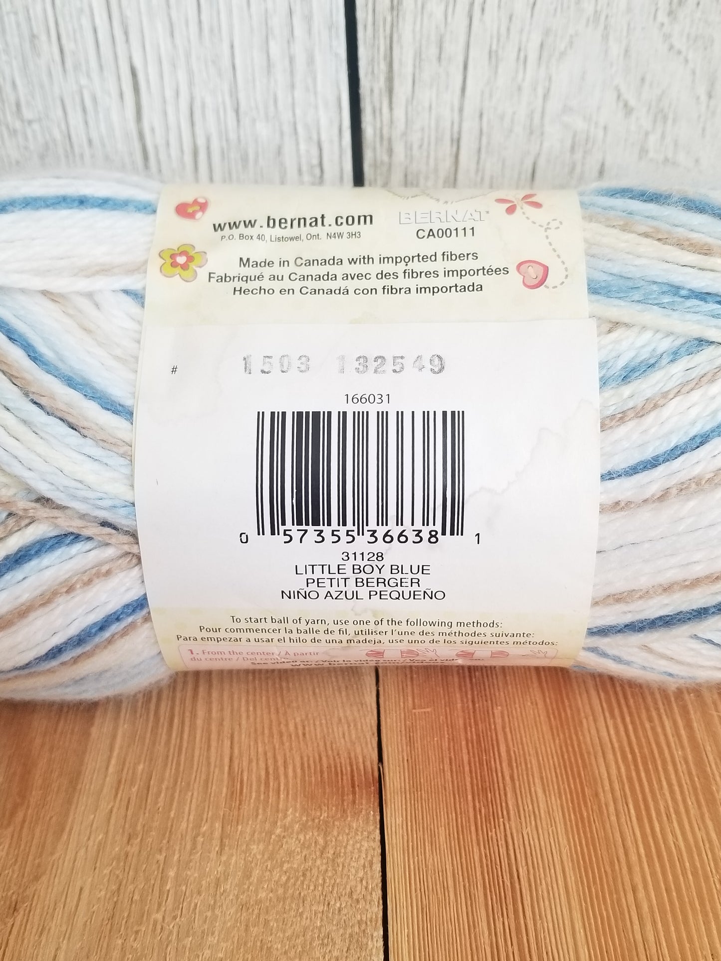 Bernat Softee Baby Little Boy Blue 5 Skein Bundle Yarn