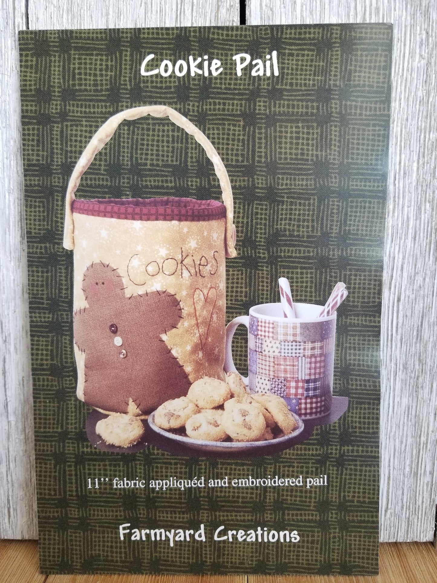 Farmyard Creations Cookie Pail Bug Pail Lot of 2 Sewing Patterns Holiday