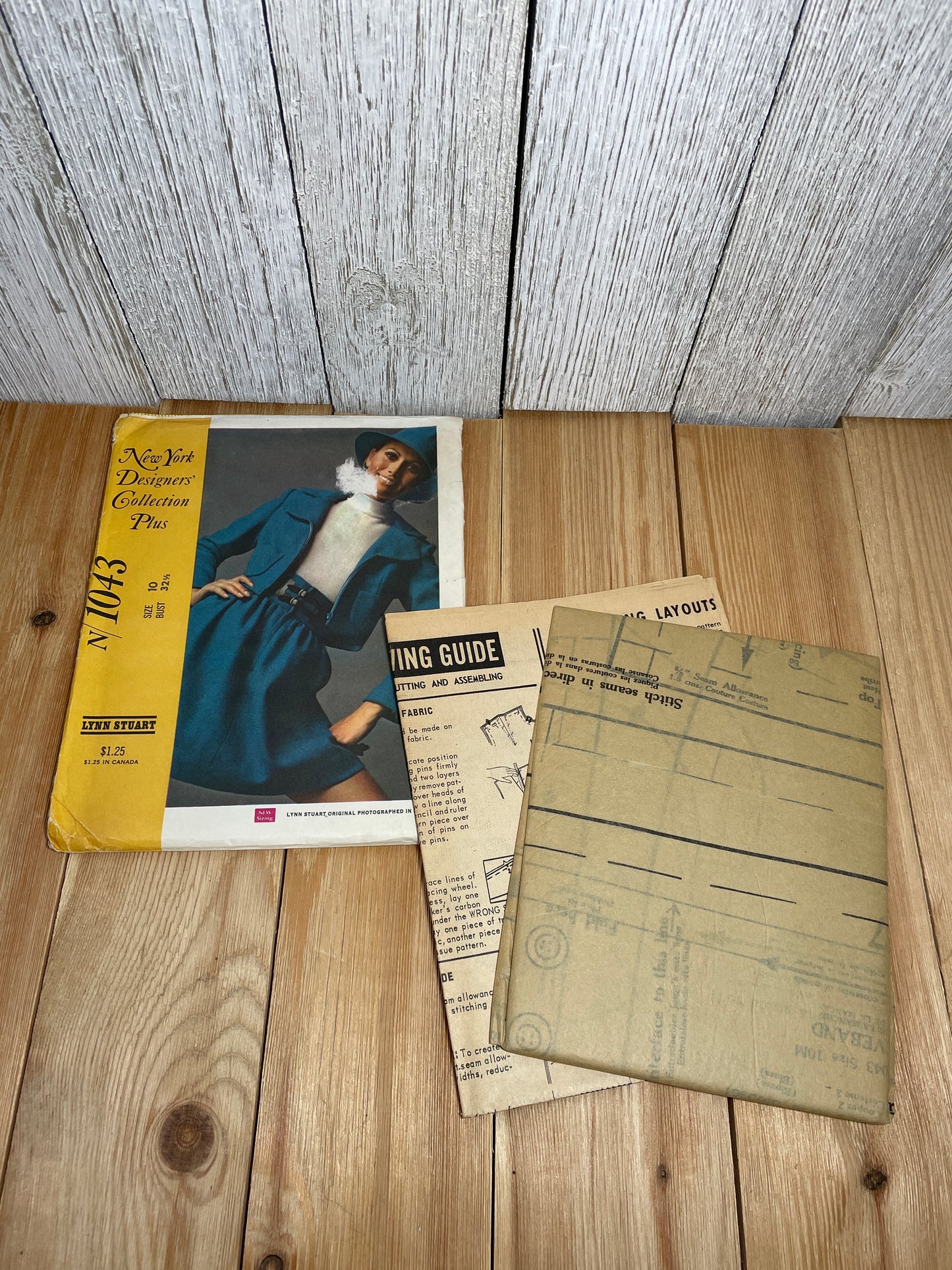 RARE McCall's N/1043 Cropped Jacket Shirt and Skirt Size 10 Pattern Uncut FF