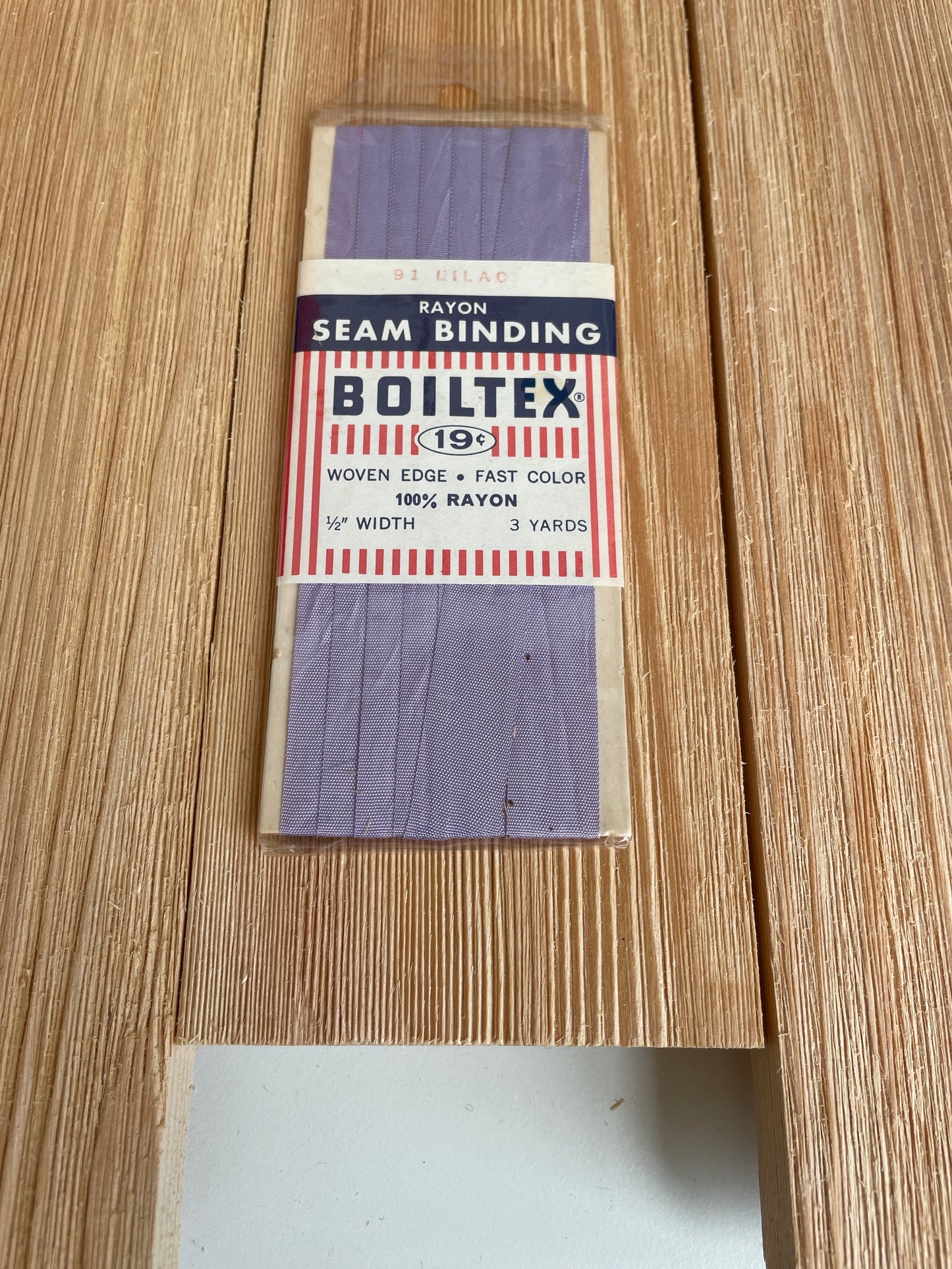 Seam Binding 1/2" Wide 3 yards J&P Coats Wrights Boiltex Talon (Pick Your Color)