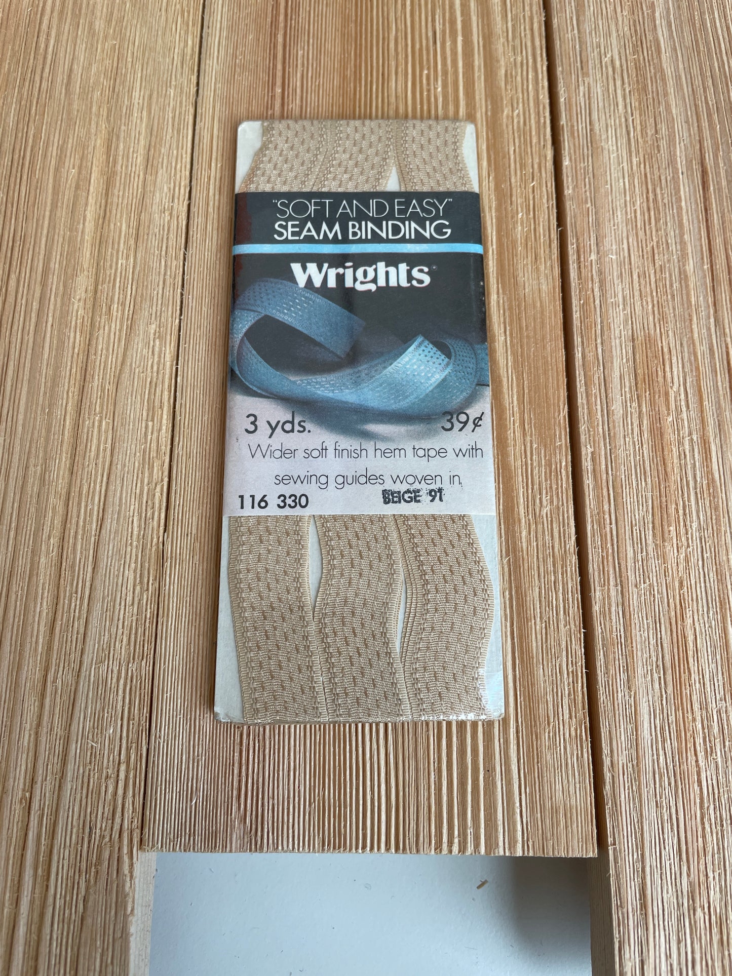 Seam Binding 1/2" Wide 3 yards J&P Coats Wrights Boiltex Talon (Pick Your Color)
