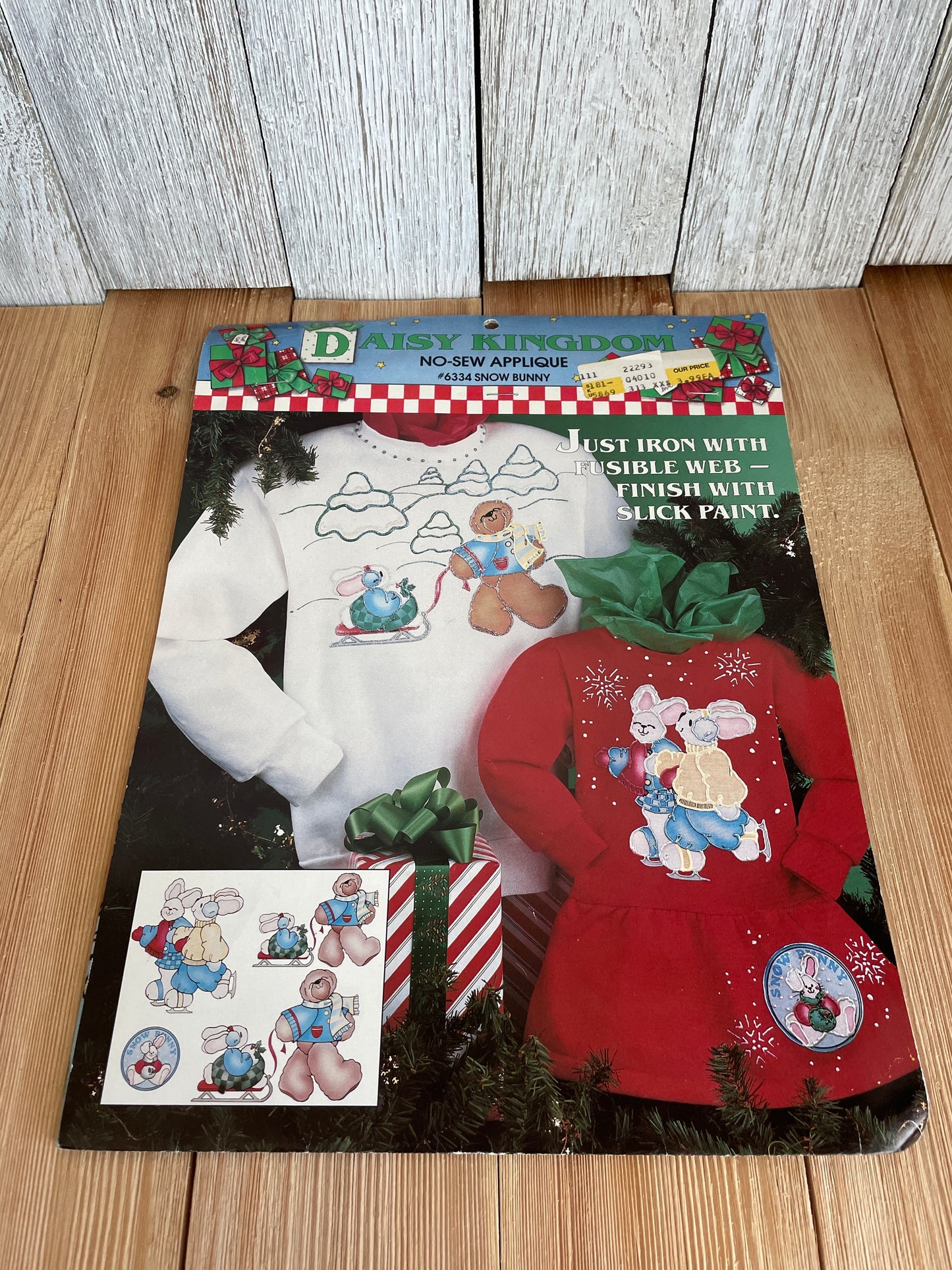 Daisy Kingdom Iron on Transfers New Sew Applique Christmas Carrousel Pic your pack