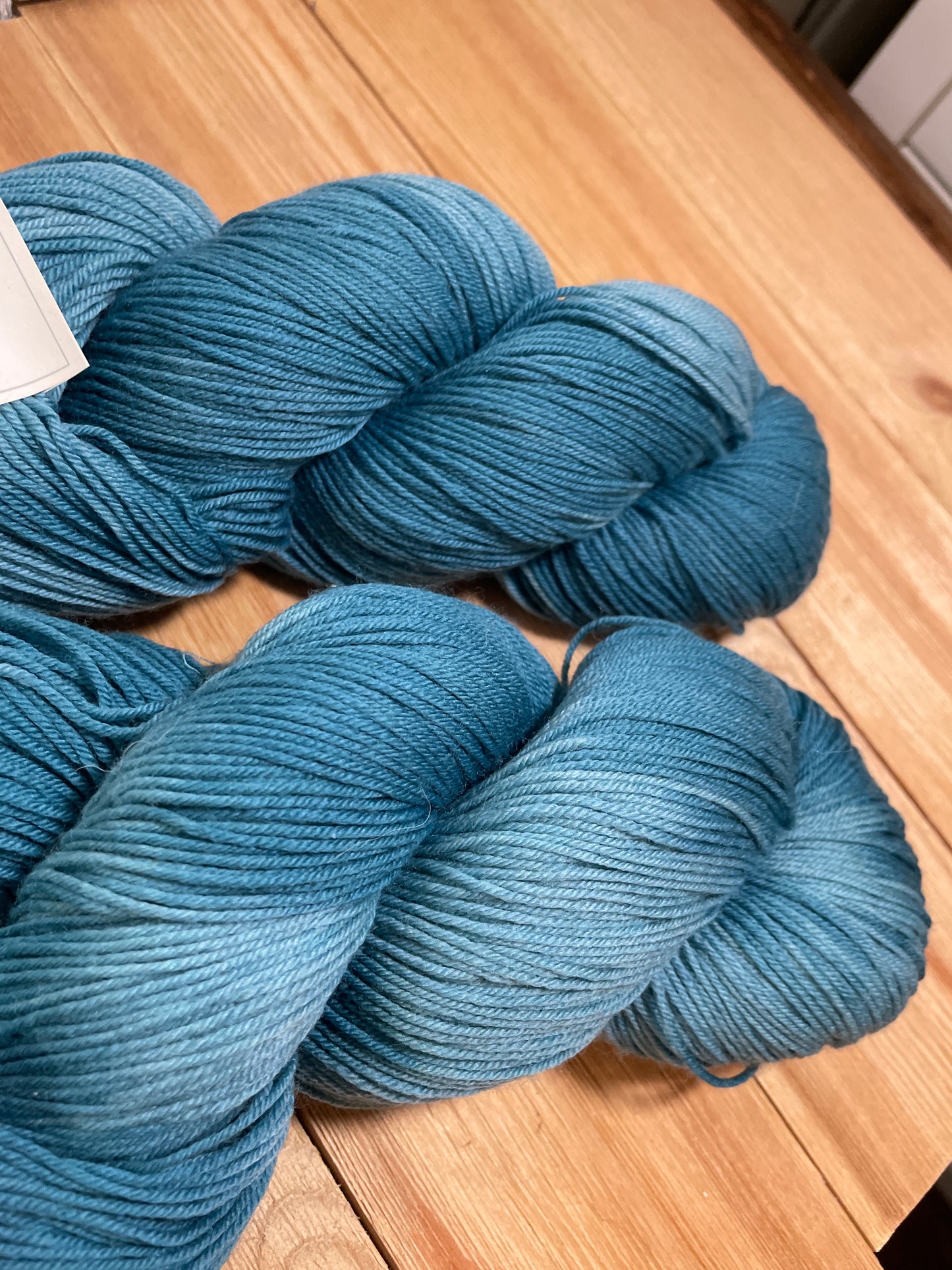 Classic Elite Yarns Yuri Teal Blue 5046 Sock Weight Wool Yarn 2 Skein Bundle