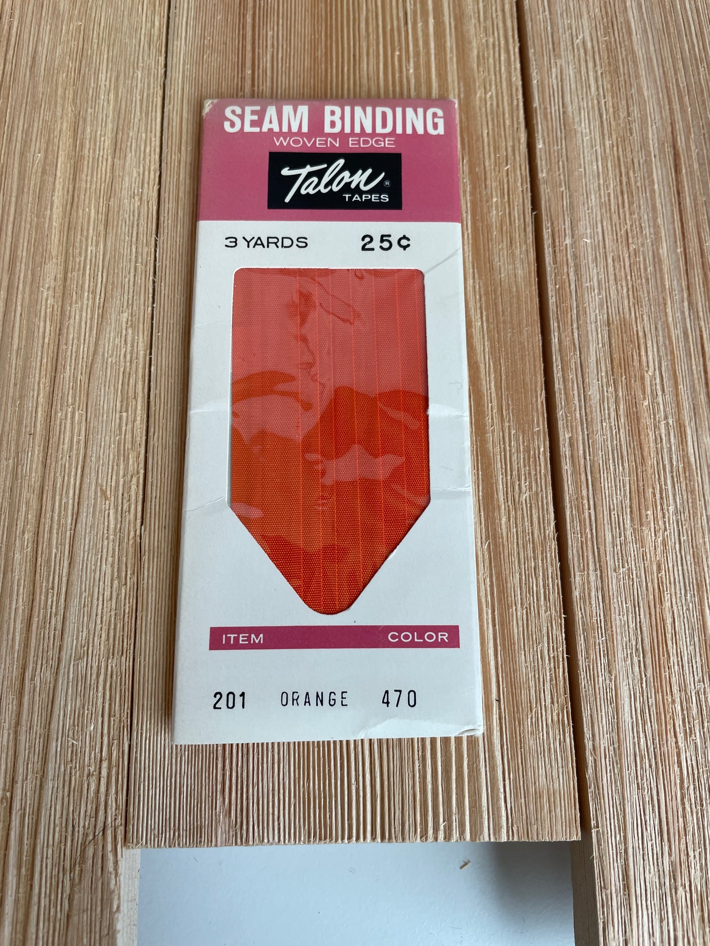 Seam Binding 1/2" Wide 3 yards J&P Coats Wrights Boiltex Talon (Pick Your Color)