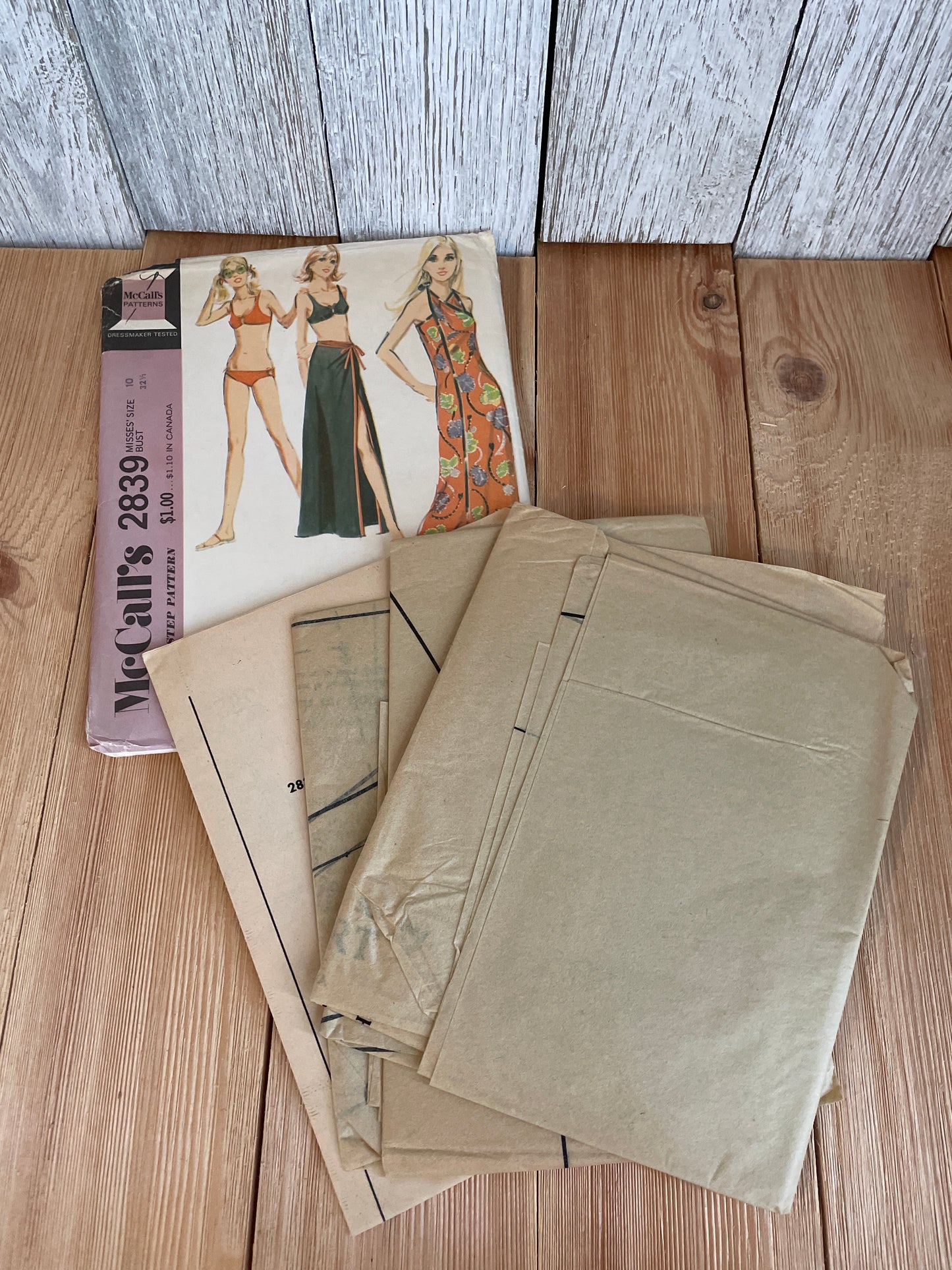 McCalls 2839 Coordinated Separates Dress and Skirt Pattern UNCUT FF