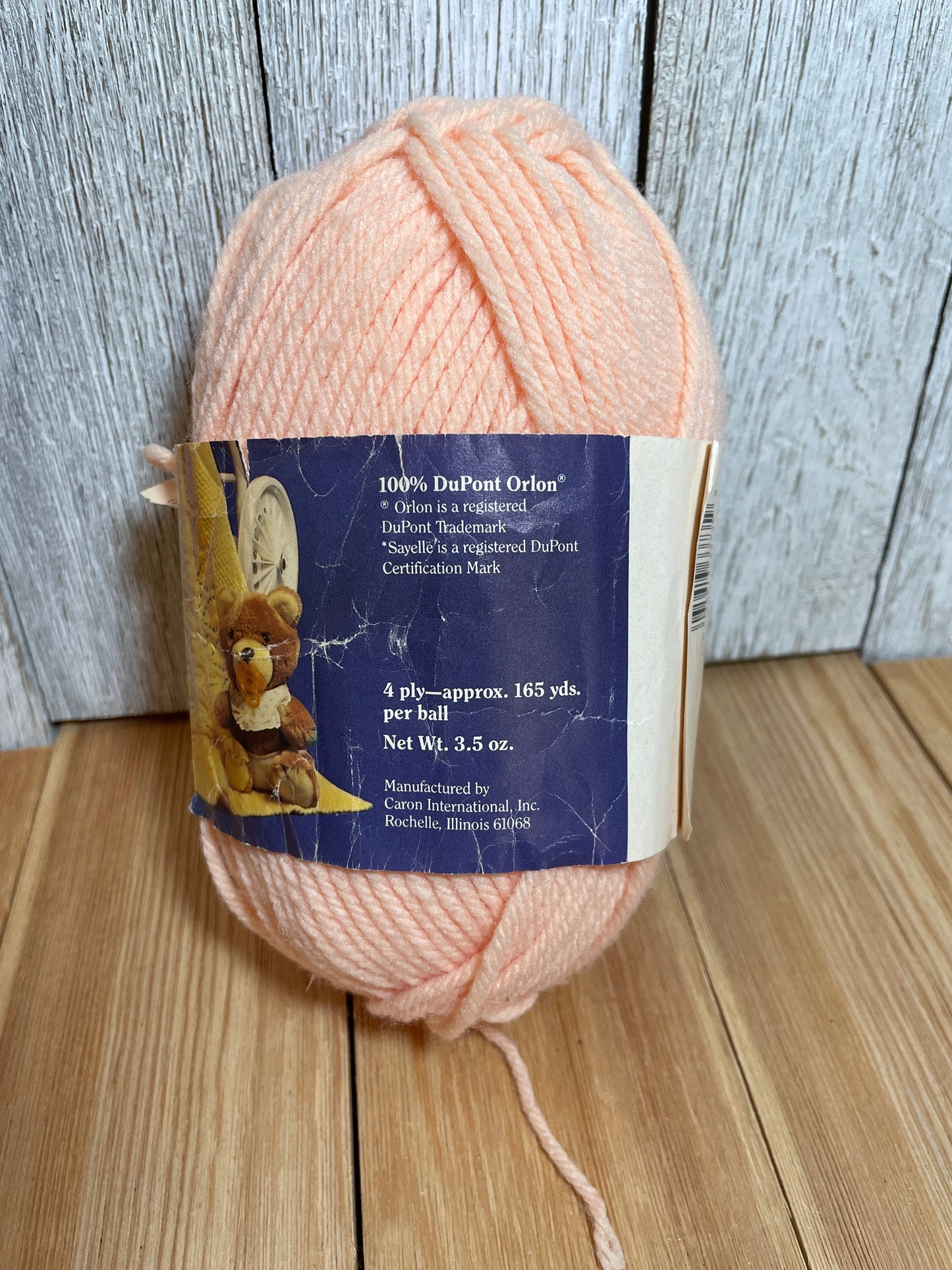 VINTAGE Sayelle 6 3735 Country Peach Yarn