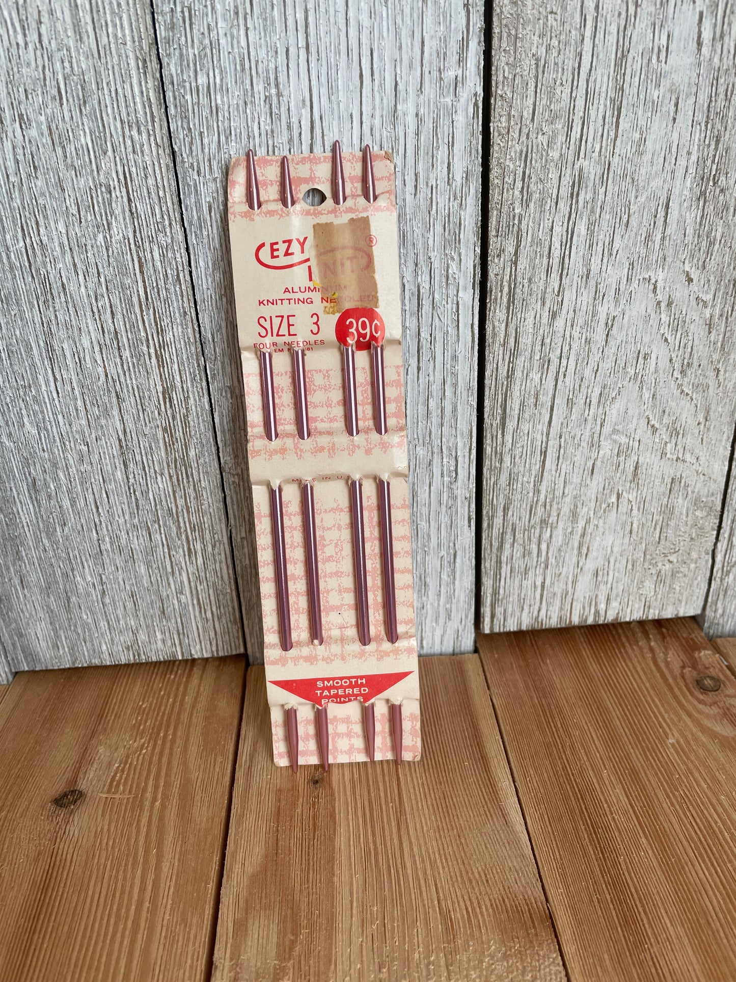 Vintage 7" Double Pointed Knitting Needles DPN in Original Packaging Susan Bates, Lion Brand, Boye (Pick Your Needles)