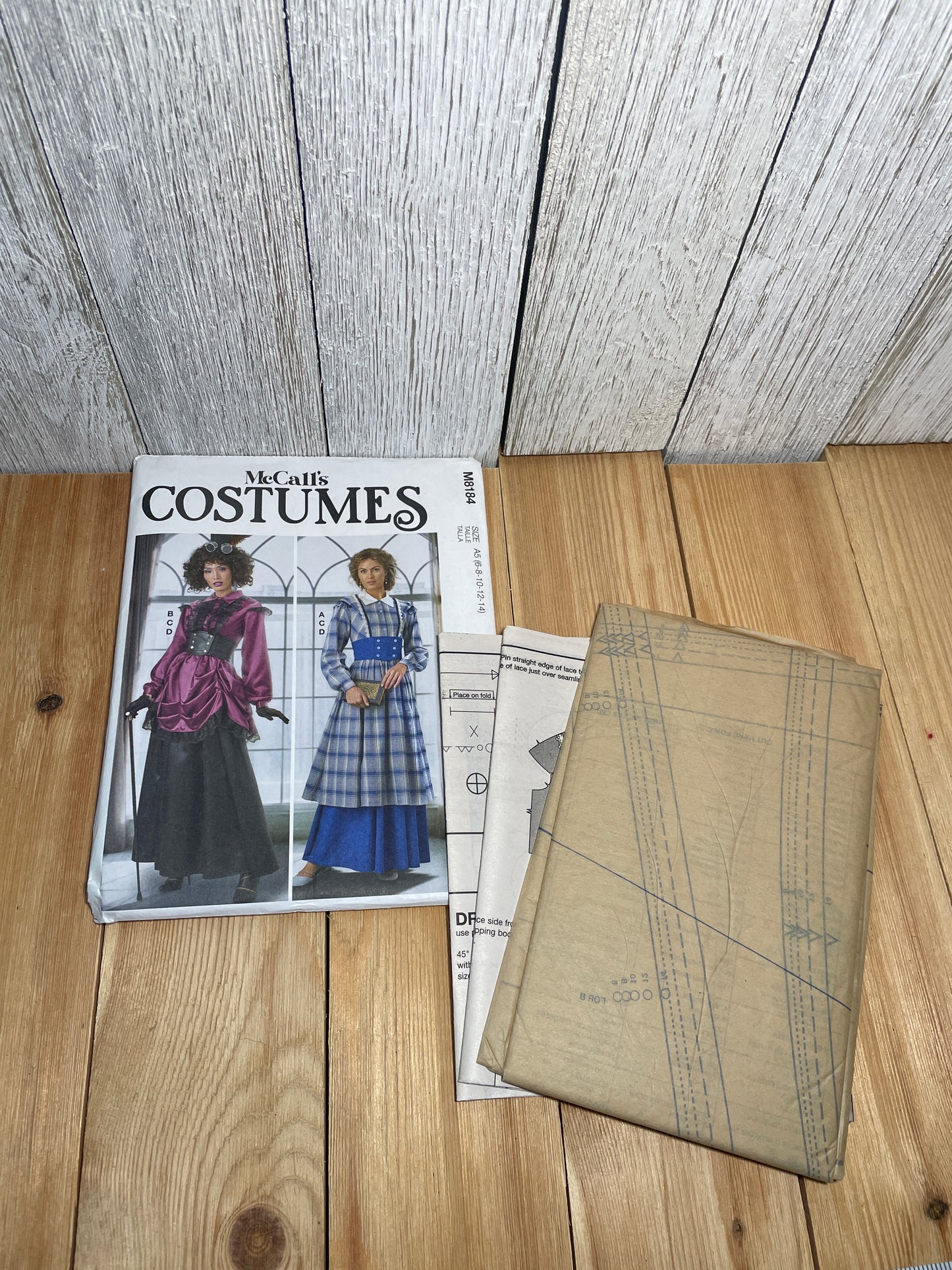 McCall's M8184 Misses Fantasy Cosplay Costume Halloween 6-14 Uncut FF Sewing Pattern