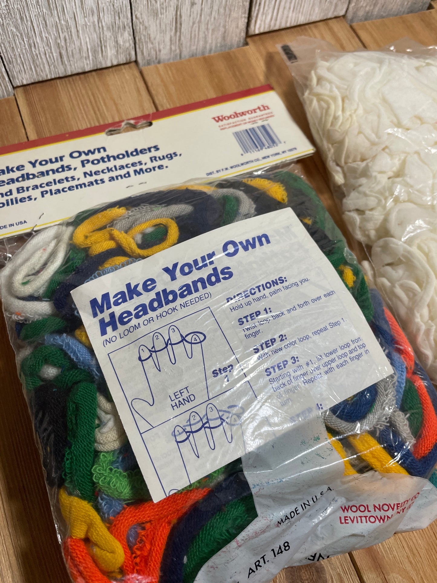 Vintage Woolworth Weaving Loops Cotton Jersy and Nylon Bundle
