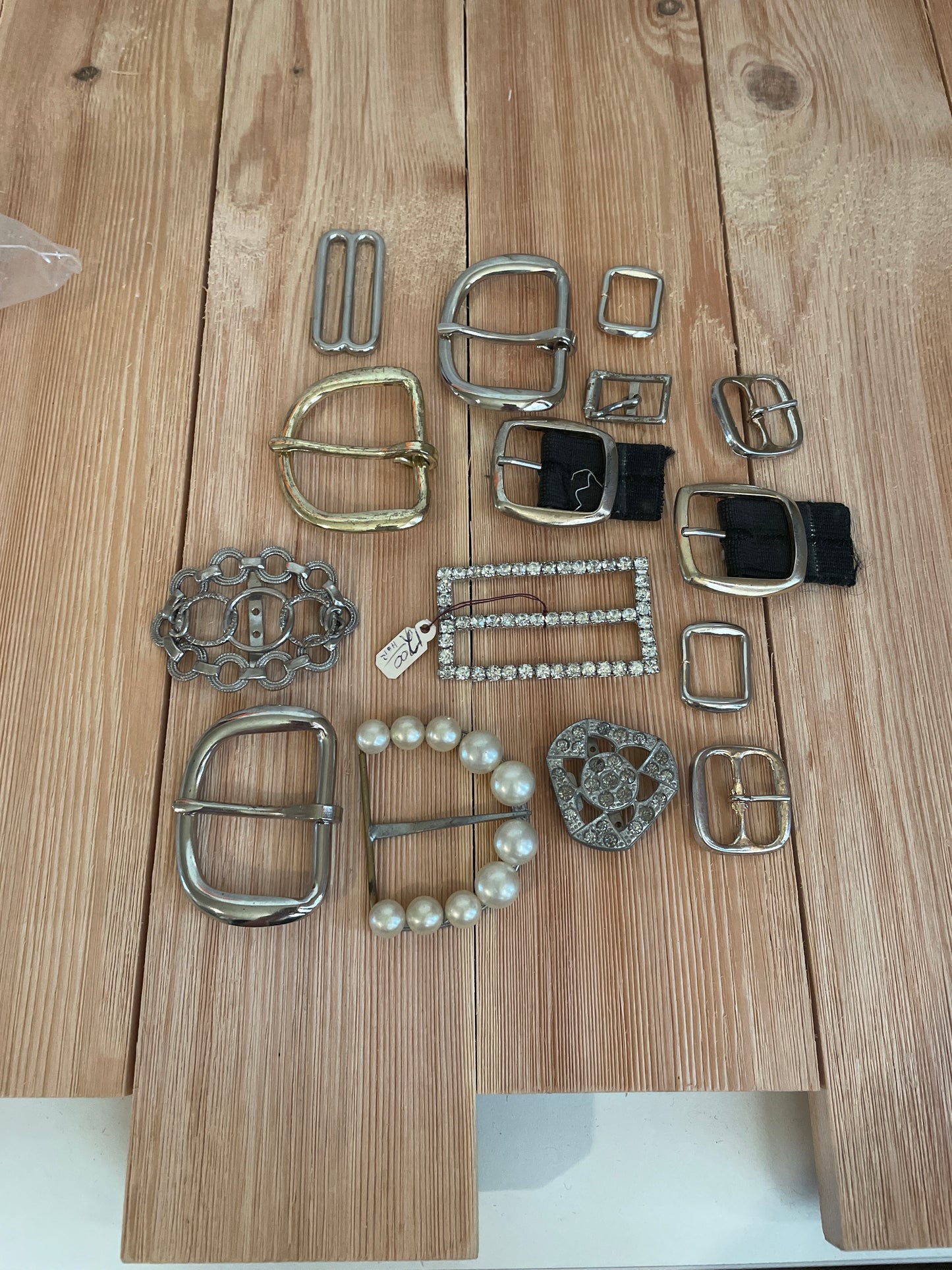 Vintage Belt Buckles 1950's mod Mother of Pearl Metal Pick your bundle Replacement buckles