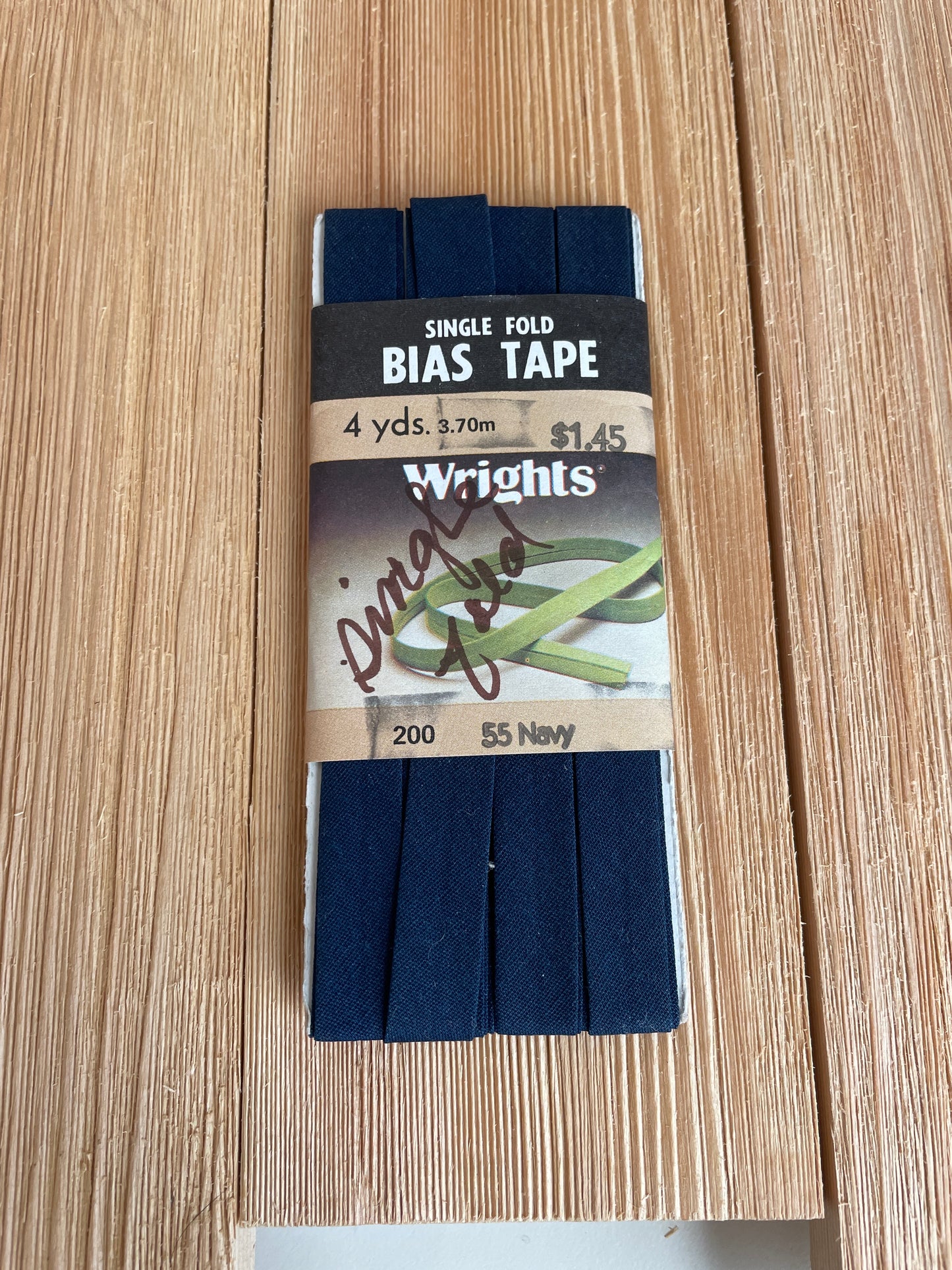 Vintage Single Fold Bias Tape Wright's Boiltex, J&P Coats, Talon, Warren (Pick Your Color)