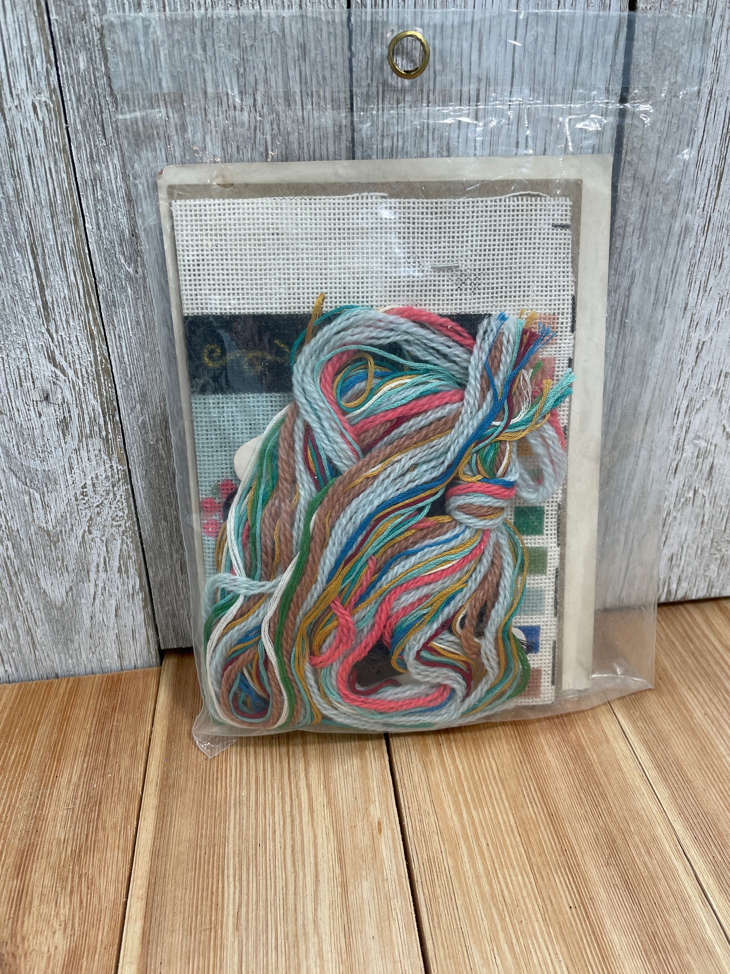 Bucilla Needlepoint Geisha with Blossoms #4297 Crewel Embroidery Kit NEW UNOPEN