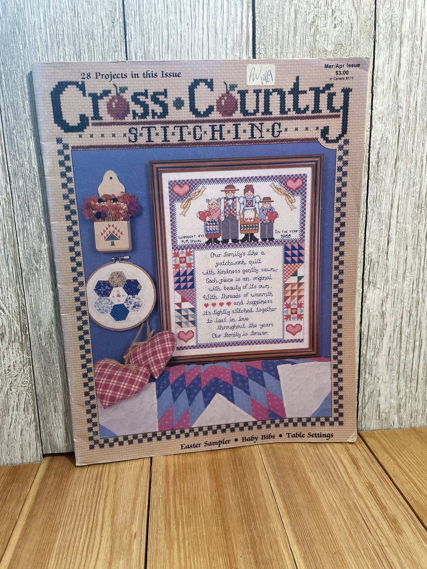 Cross Country Stitching Magazine Cross Stitch Pattern Choose Your Book