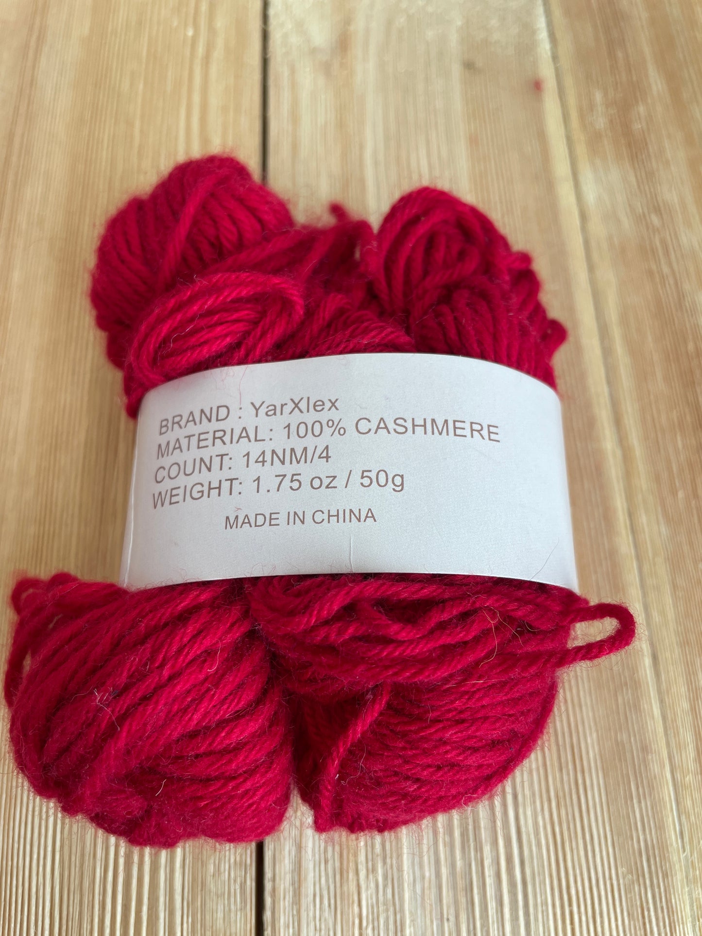 Partially Used Yarn with Labels Bundle 3 Skeins Wool Nylon and Cashmere