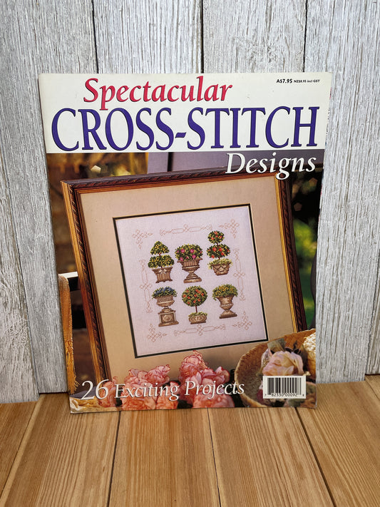 Spectacular Cross Stitch Designs 26 Exciting Patterns Ancor with Pattern Insert