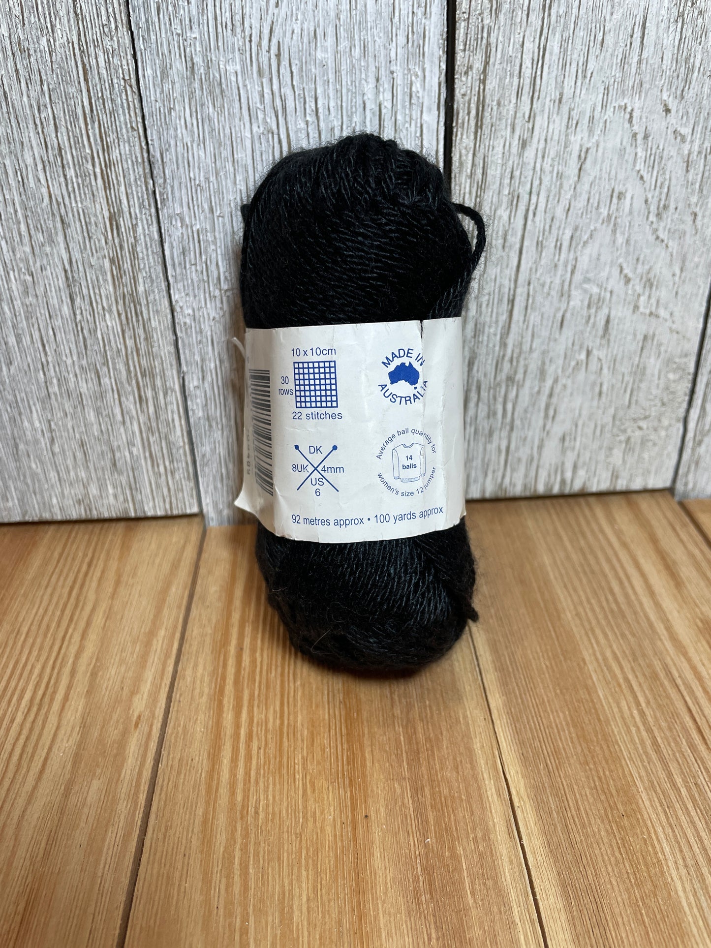 Cleckheaton Tencel Wool Black 2059 lot 708489 Yarn