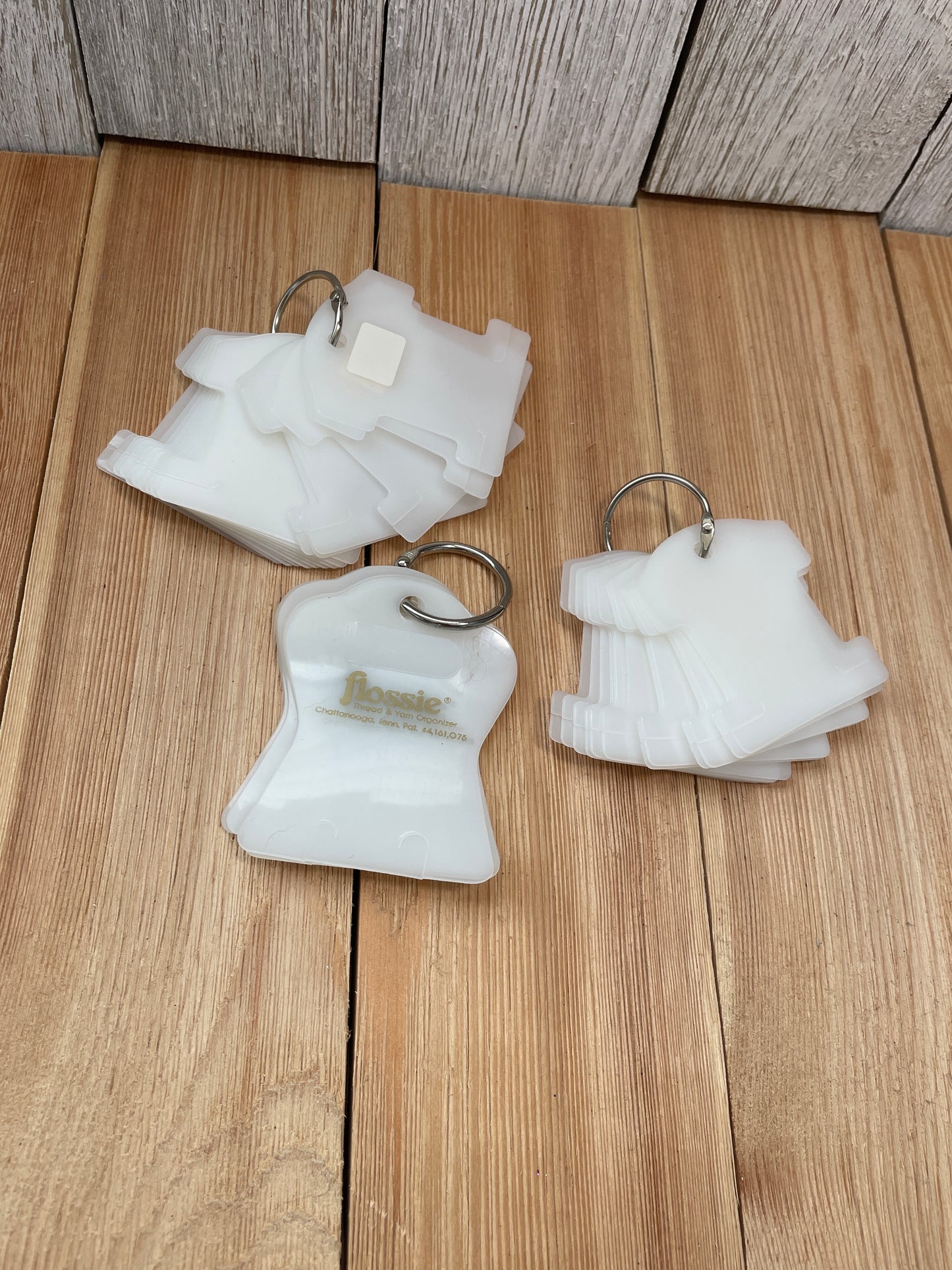 Lot of 34 Plastic Floss Holder Flossie for Cross Stitch and Embroidery