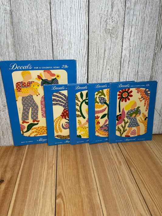 Vintage Meyercord Decals for Colorful Home Complete Decal