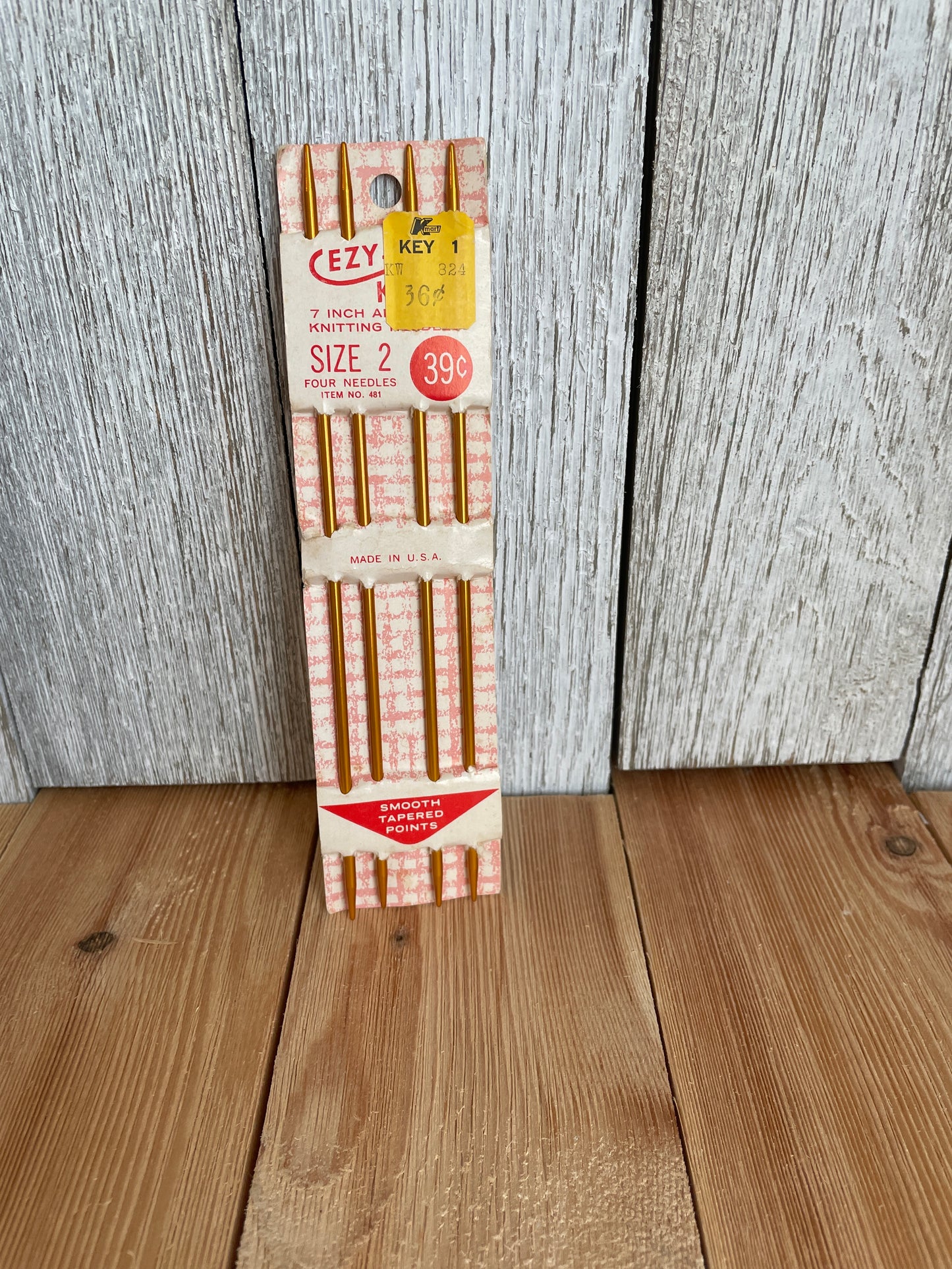 Vintage 7" Double Pointed Knitting Needles DPN in Original Packaging Susan Bates, Lion Brand, Boye (Pick Your Needles)