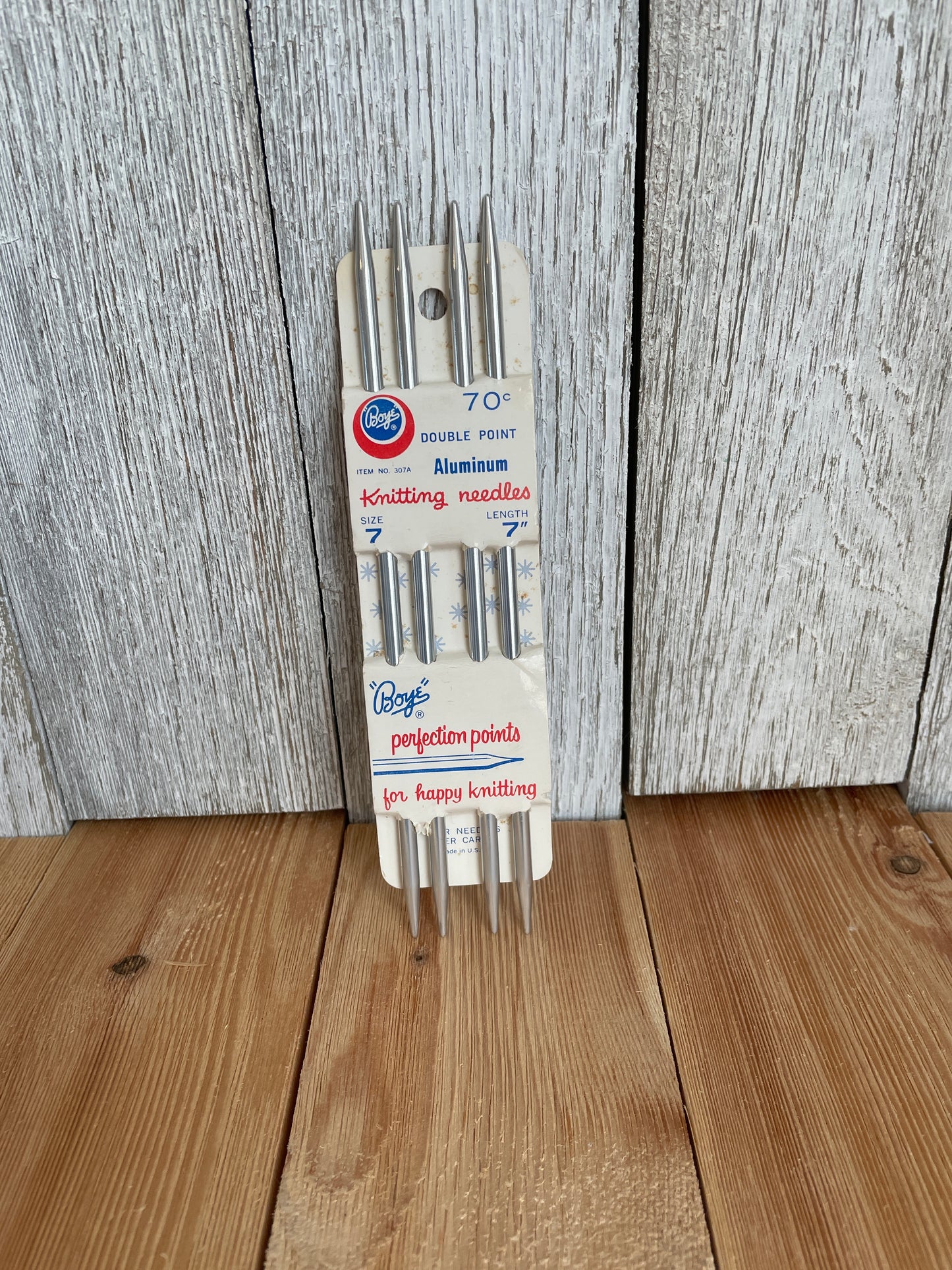 Vintage 7" Double Pointed Knitting Needles DPN in Original Packaging Susan Bates, Lion Brand, Boye (Pick Your Needles)