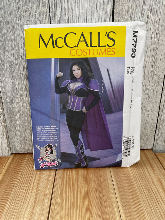 McCall's M7793 Yaya Han Superhero Cosplay Misses 6-14 Uncut FF Sewing Pattern