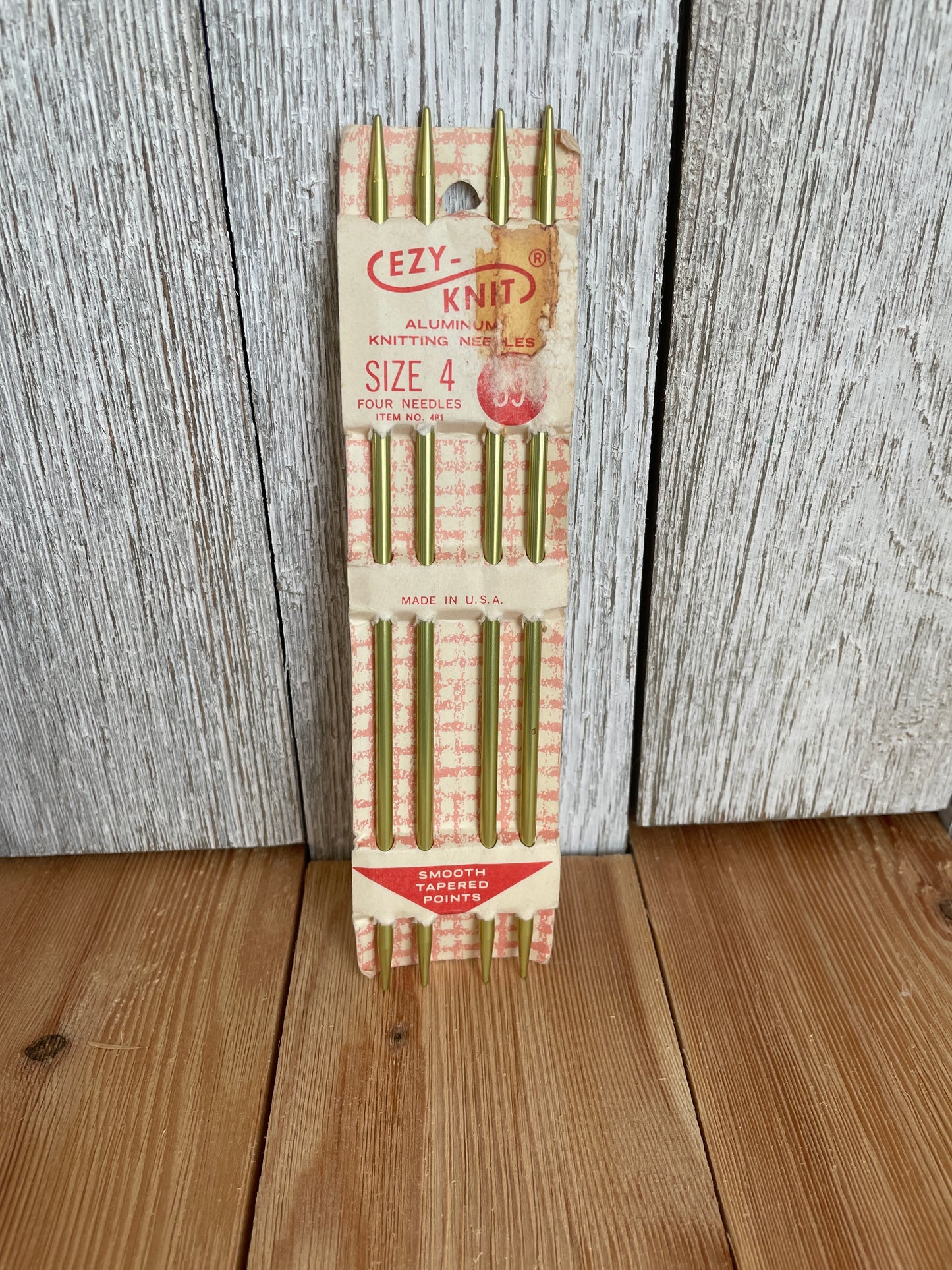 Vintage 7" Double Pointed Knitting Needles DPN in Original Packaging Susan Bates, Lion Brand, Boye (Pick Your Needles)