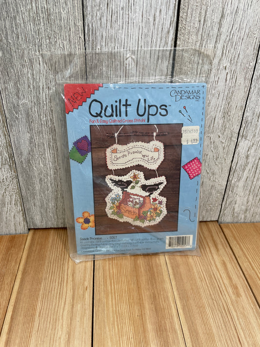 Quilt Ups Seeds Promise 5051 Cross stitch Kit NEW UNOPEN